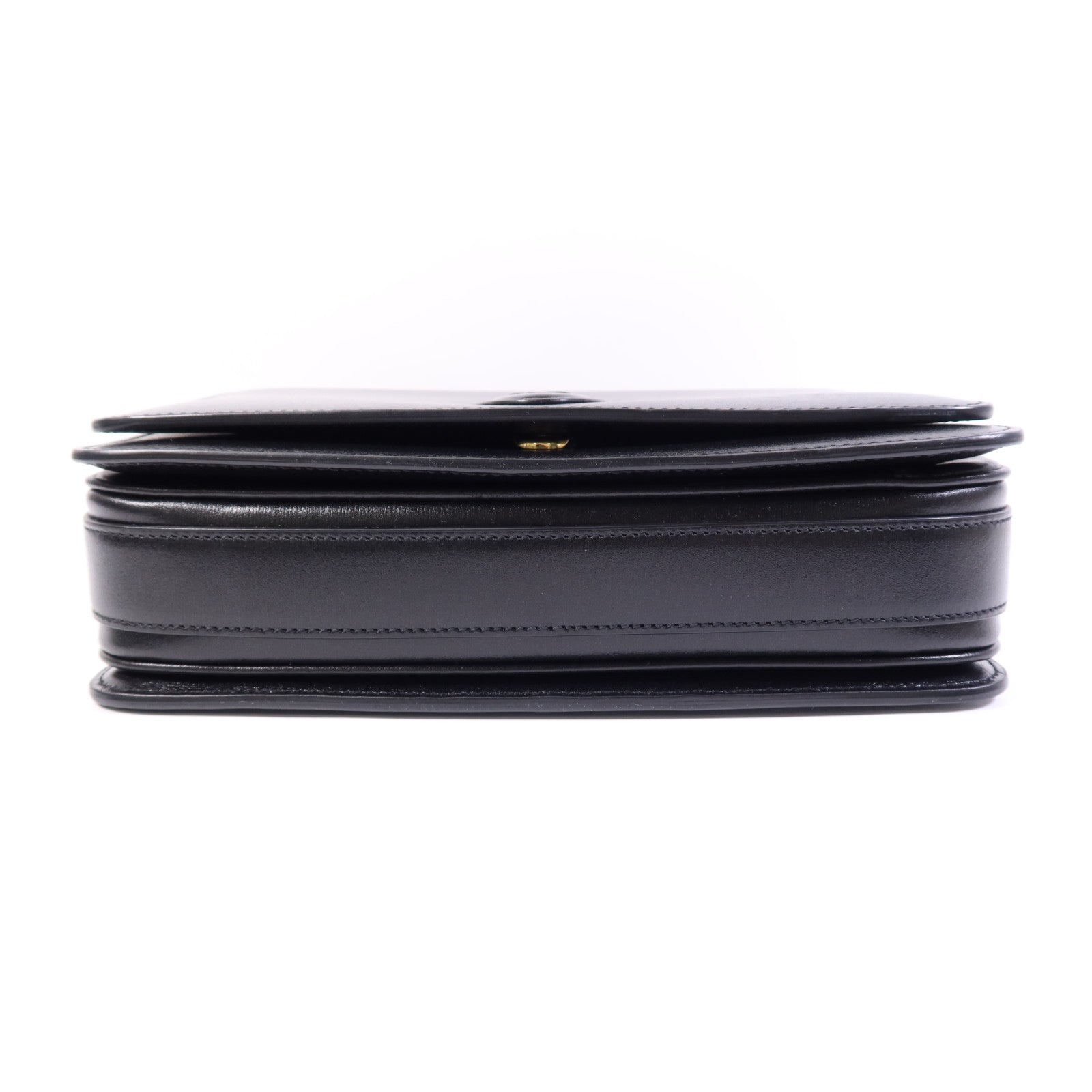 SAINT LAURENT 【激減優惠】牛皮皮革Sholder Bag金扣肩背袋