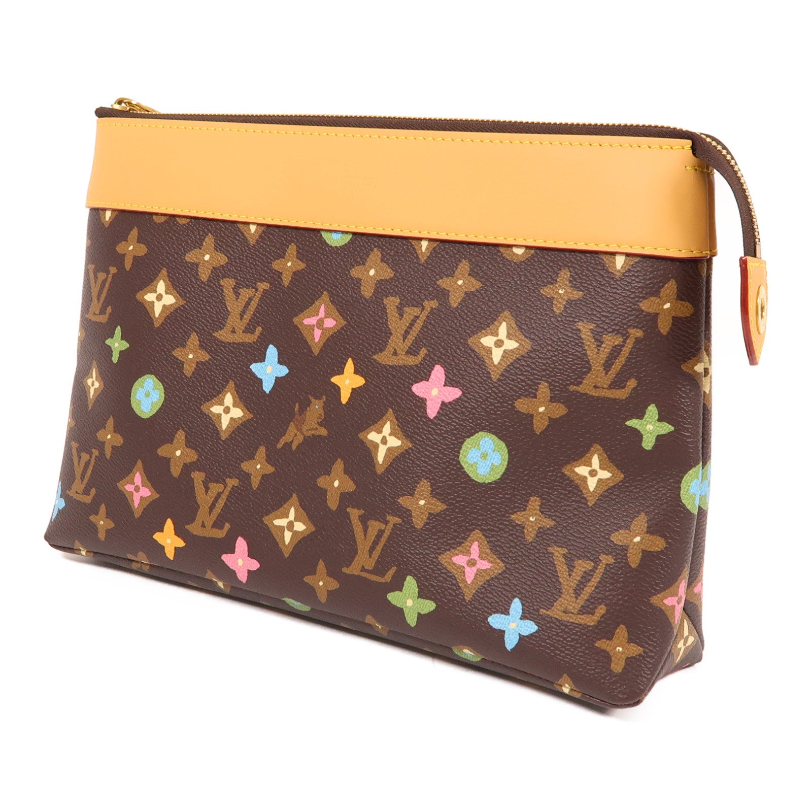 LOUIS VUITTON Monogram Craggy Pochette Voyage Souple金扣手拿包