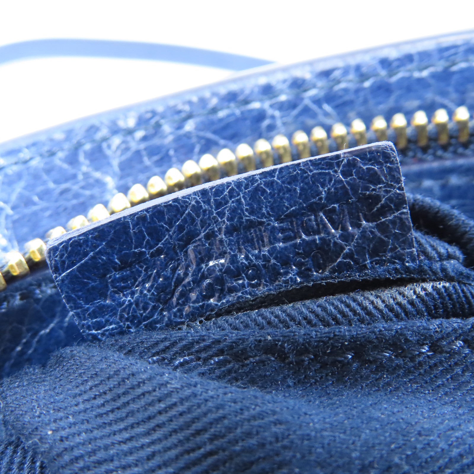 SEE BY CHLOE 【激減優惠】牛皮皮革2 Way Shoulder Bag金扣手挽肩背兩用袋藍色