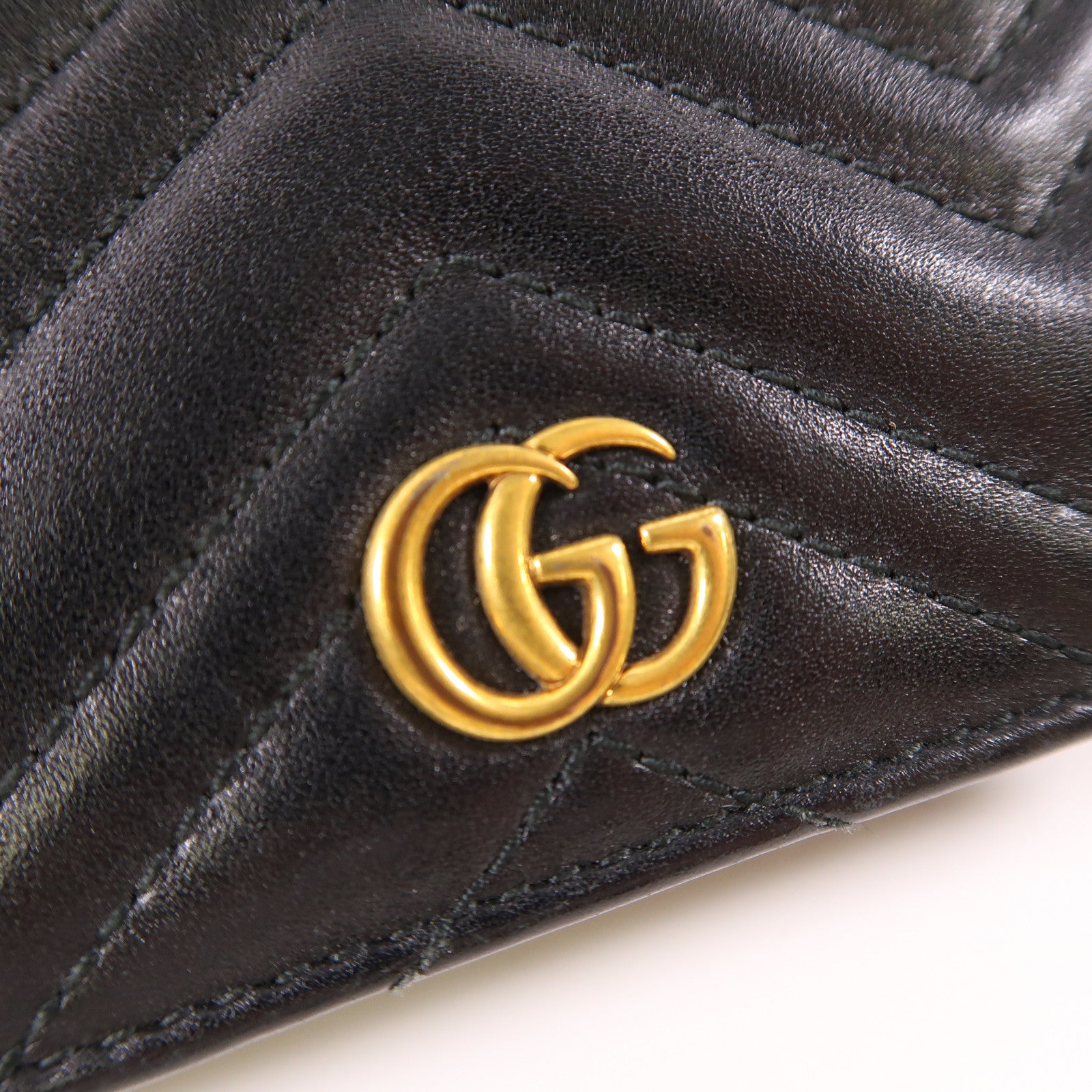 GUCCI 牛皮皮革Wallet金扣錢包