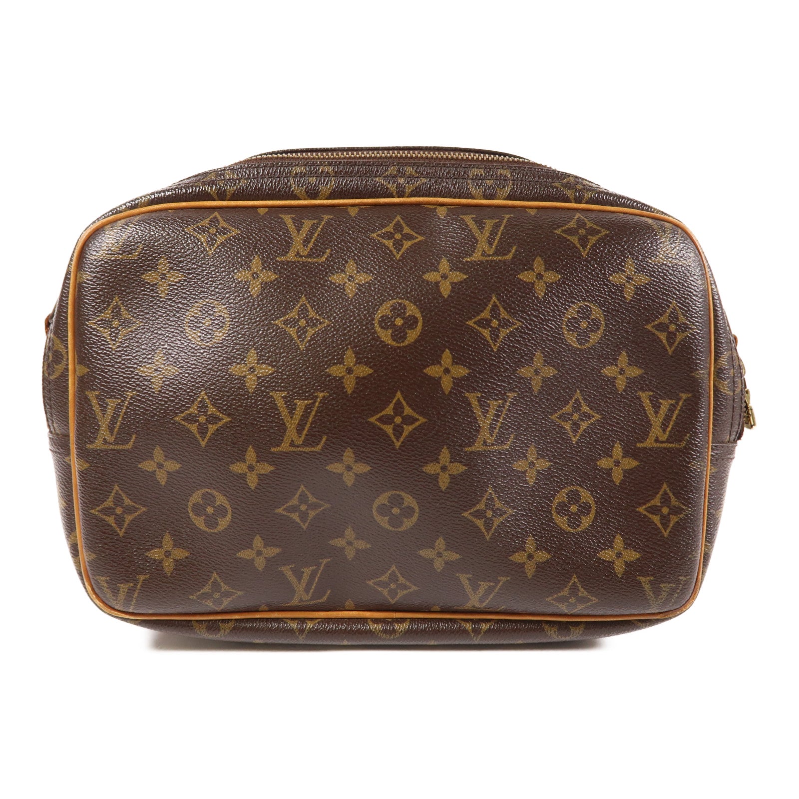 LOUIS VUITTON Monogram Reporter PM金扣肩背袋
