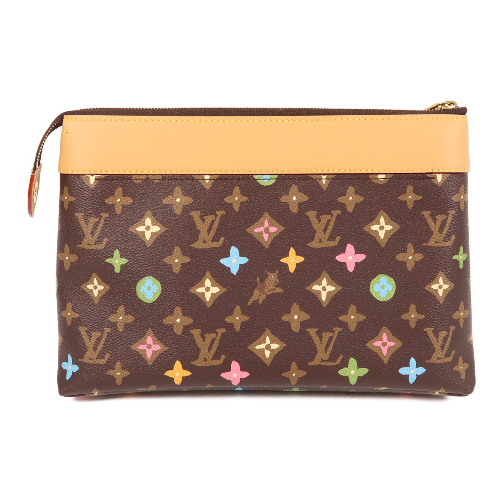 LOUIS VUITTON Monogram Craggy Pochette Voyage Souple金扣手拿包