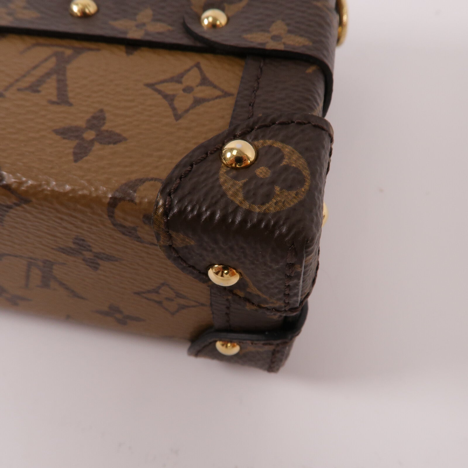 LOUIS VUITTON Monogram Reverse Petite Malle肩背袋