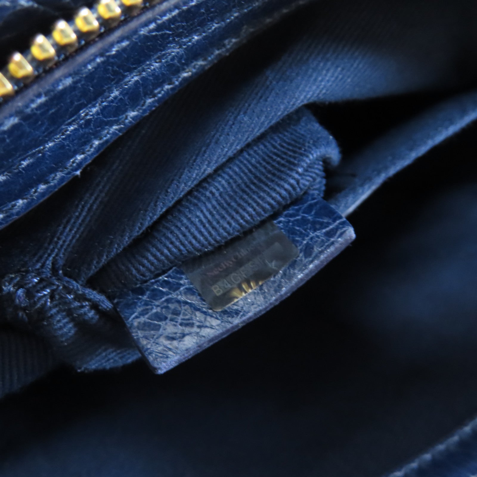 SEE BY CHLOE 【激減優惠】牛皮皮革2 Way Shoulder Bag金扣手挽肩背兩用袋藍色