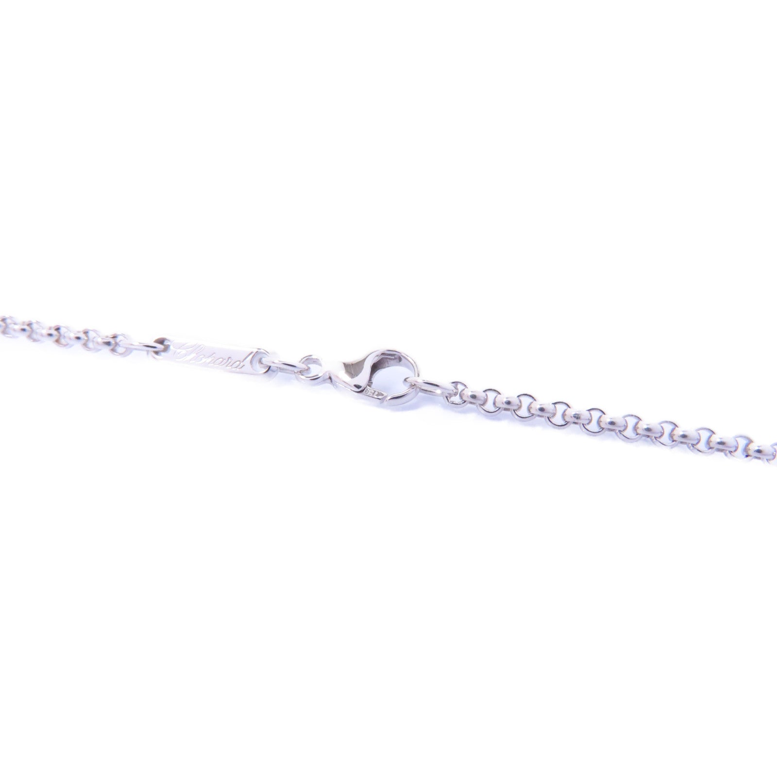 Chopard 18K白金Happy Diamond Icons Pendant Necklace鑽石項鍊