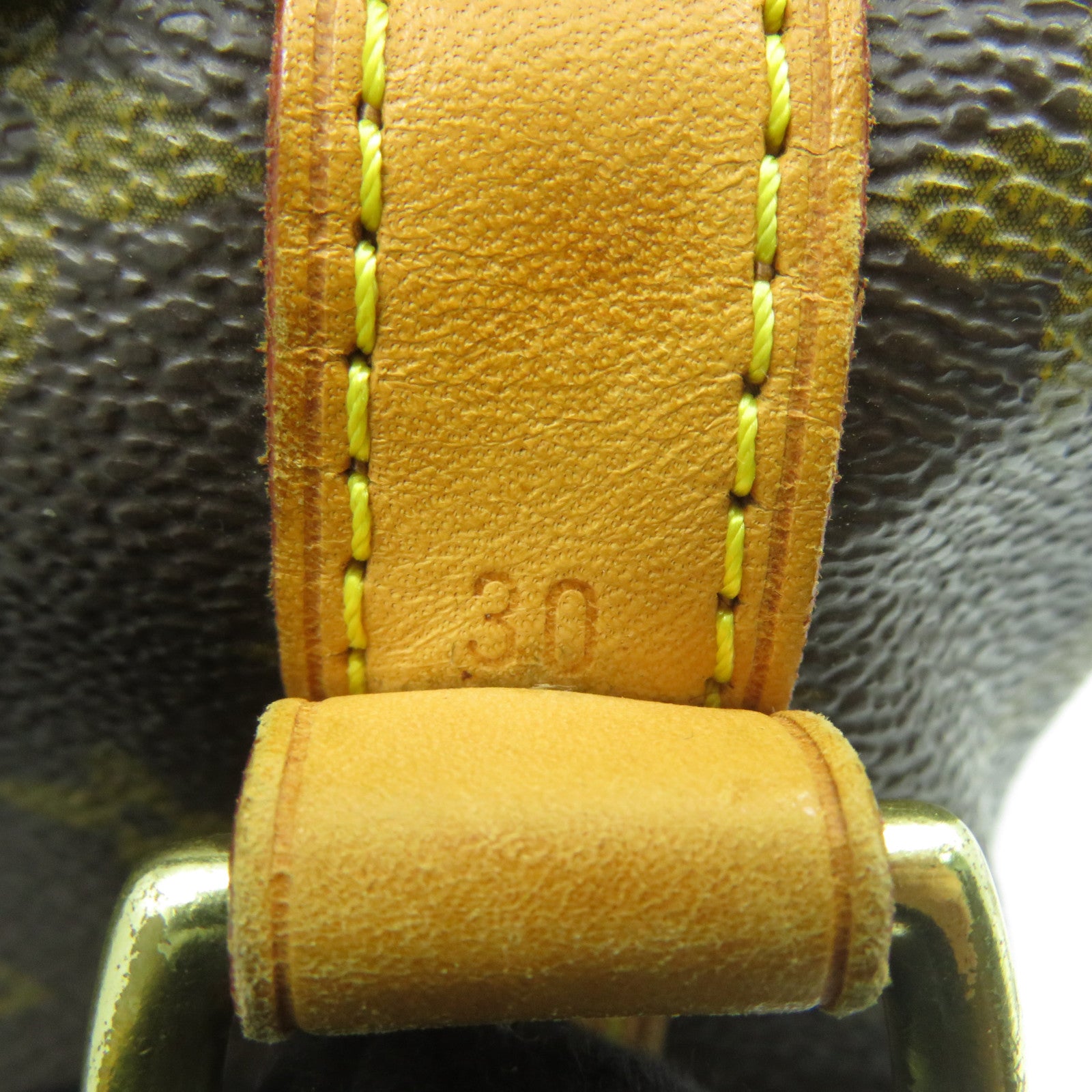 LOUIS VUITTON Monogram Speedy Bandouliere 30金扣手挽肩背兩用袋啡色