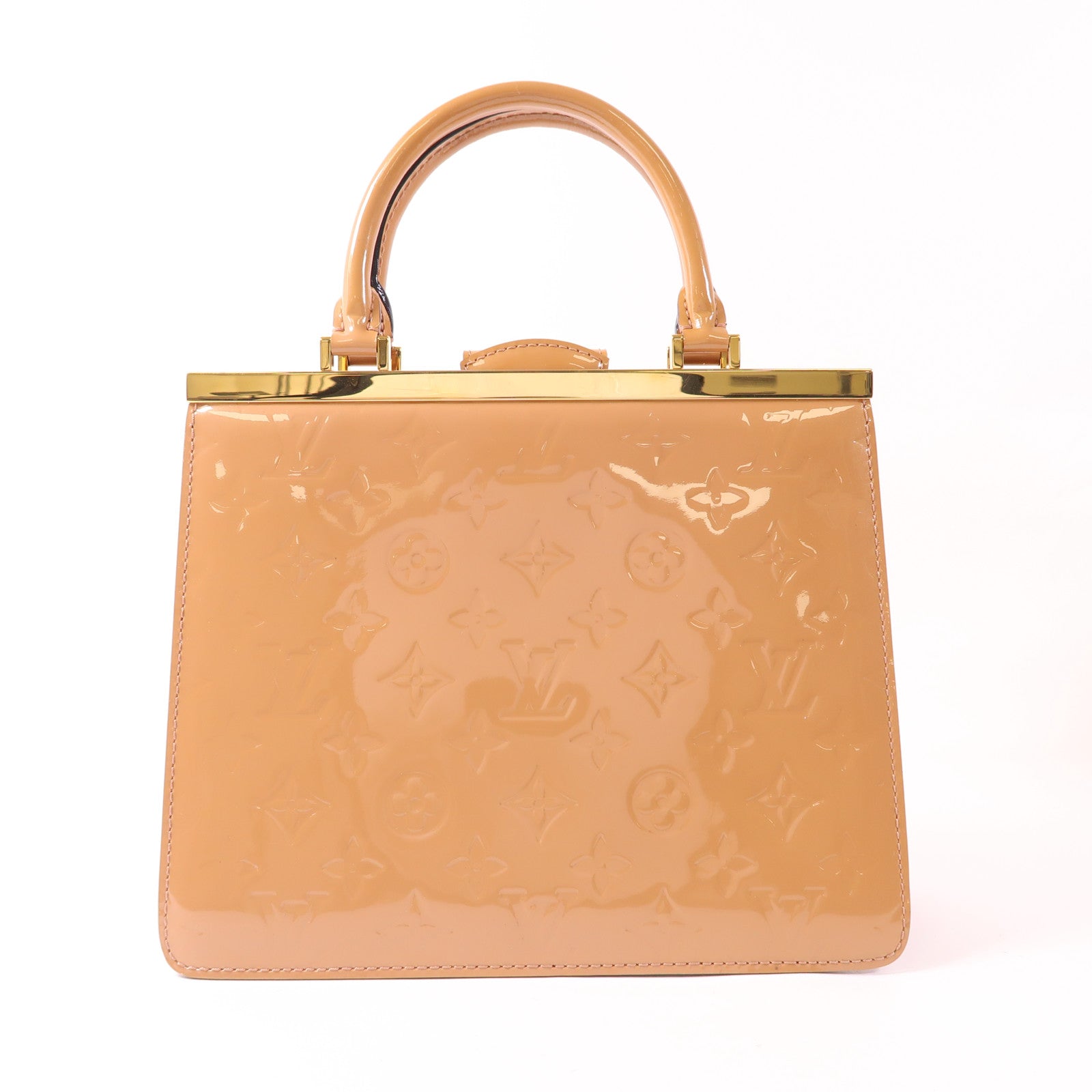 LOUIS VUITTON 漆皮皮革Deesse PM金扣手挽袋