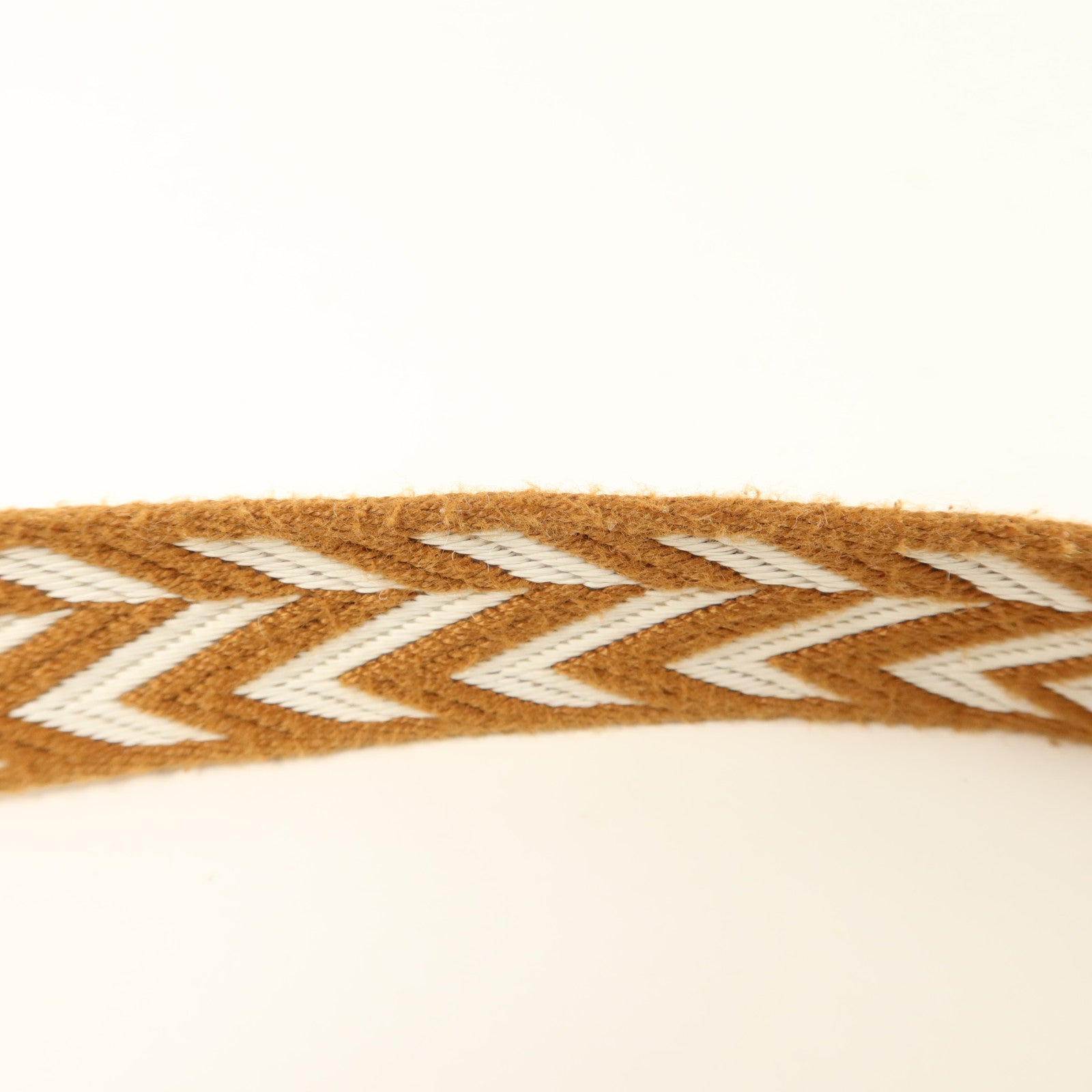 HERMES 帆布/Swift皮革Sangle Zigzag Bag Strap肩背帶