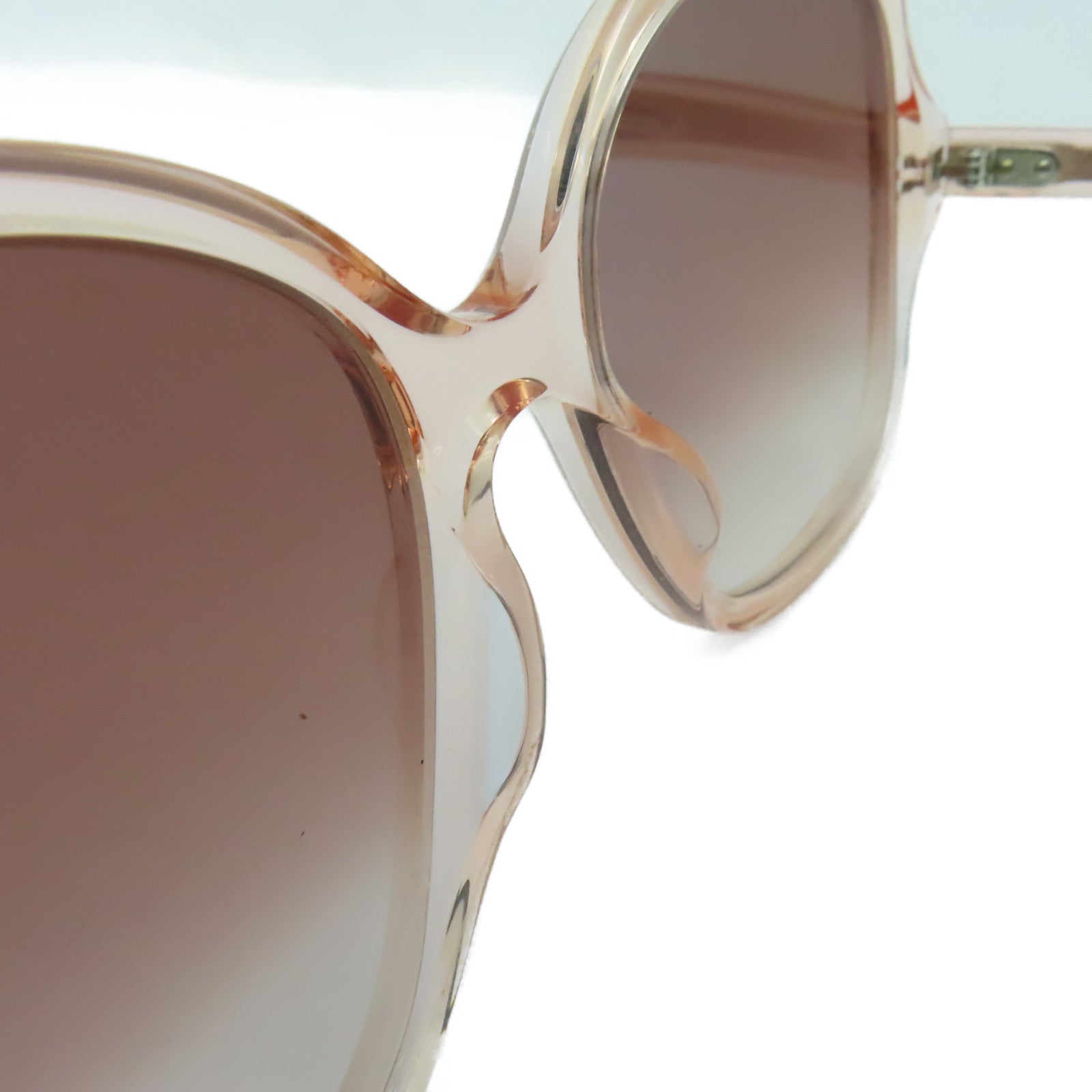 CELINE 【激減優惠】PVC Sunglasses銀扣太陽眼鏡啡色/粉紅色