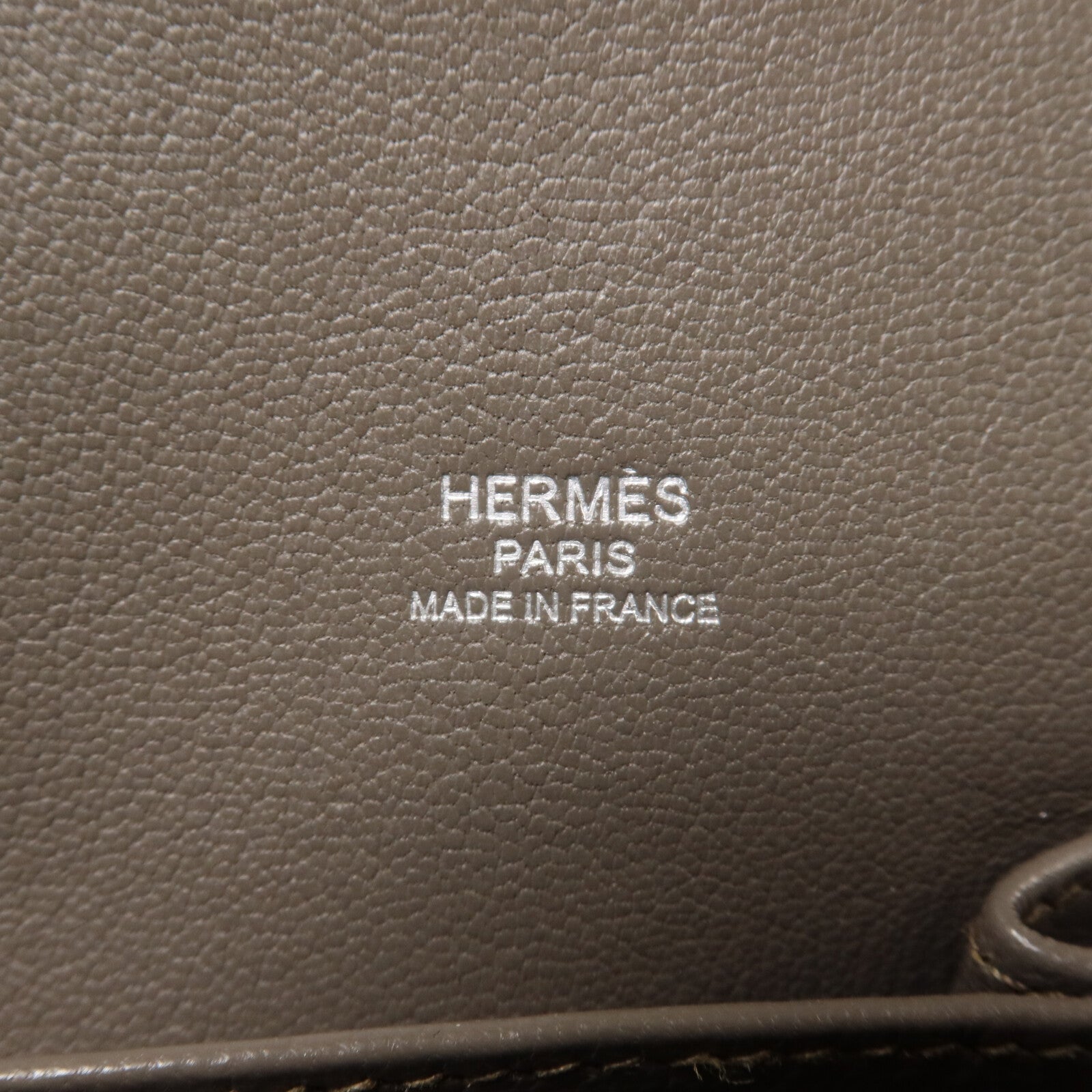HERMES Togo皮革Jypsiere 28肩背袋Etain