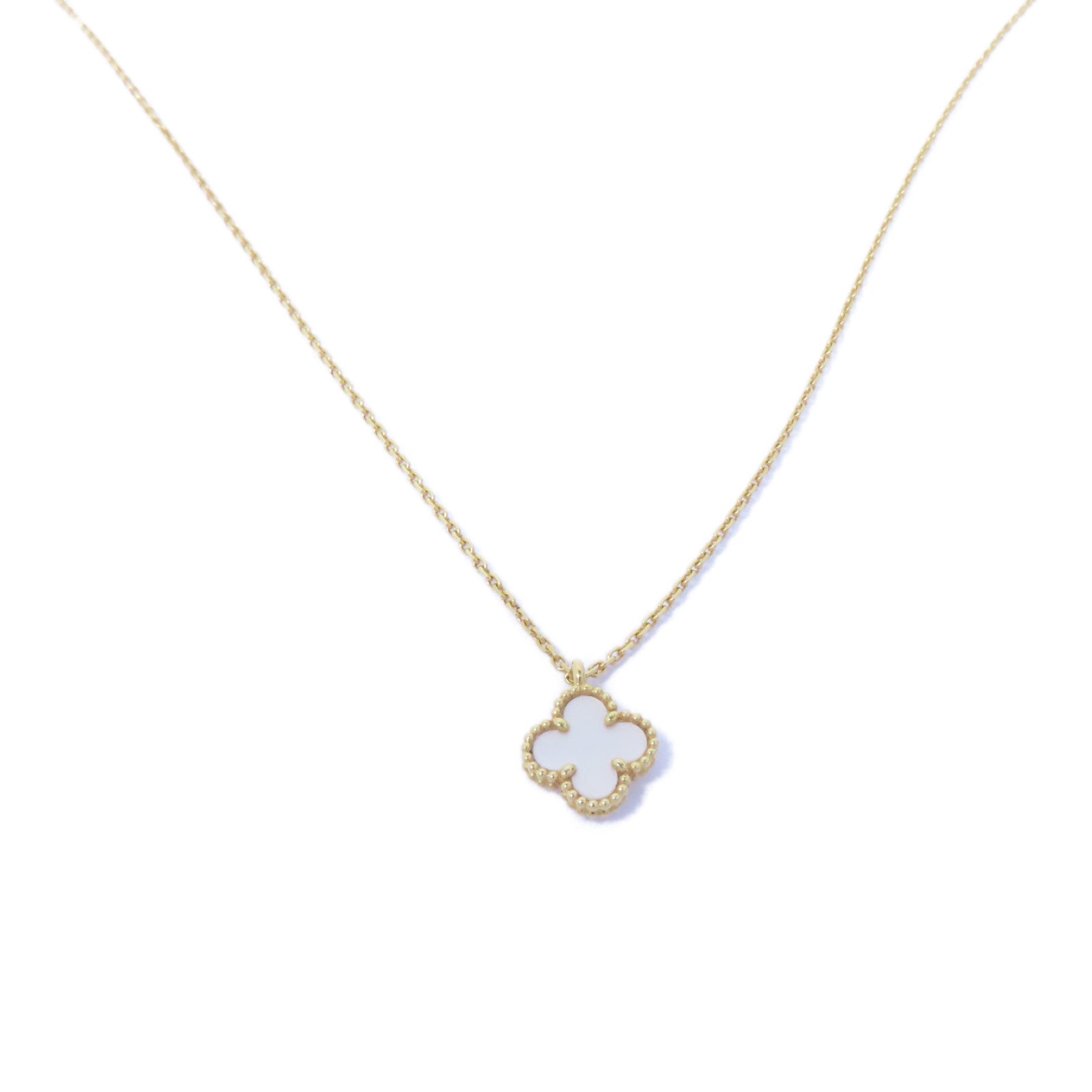 Van Cleef & Arpels 18K黃金Alhambra Necklace項鍊金色