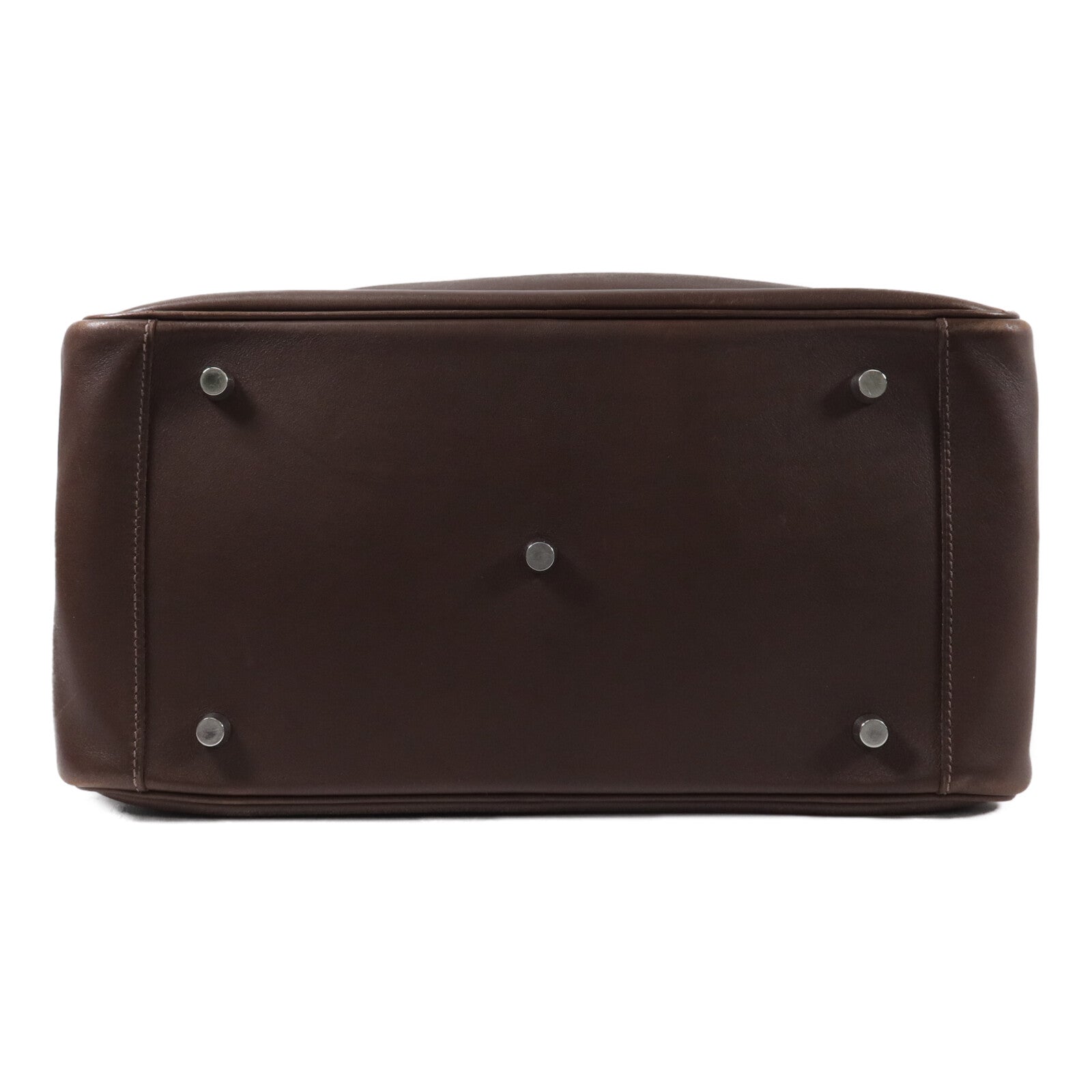 HERMES Veau Swift皮革Lindy 34手挽肩背兩用袋Chocolat