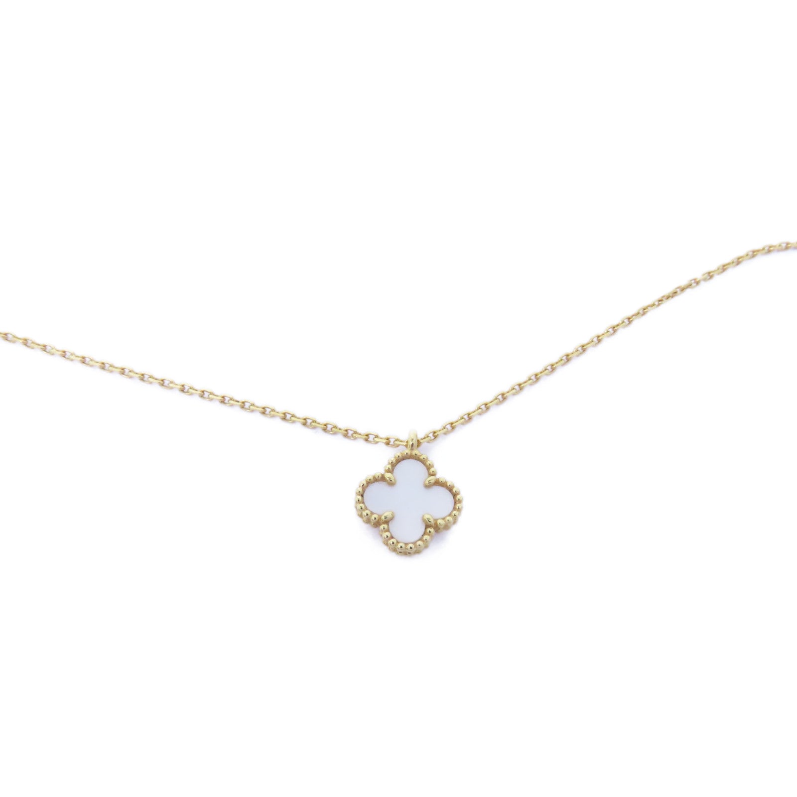 Van Cleef & Arpels 18K黃金Alhambra Necklace項鍊金色