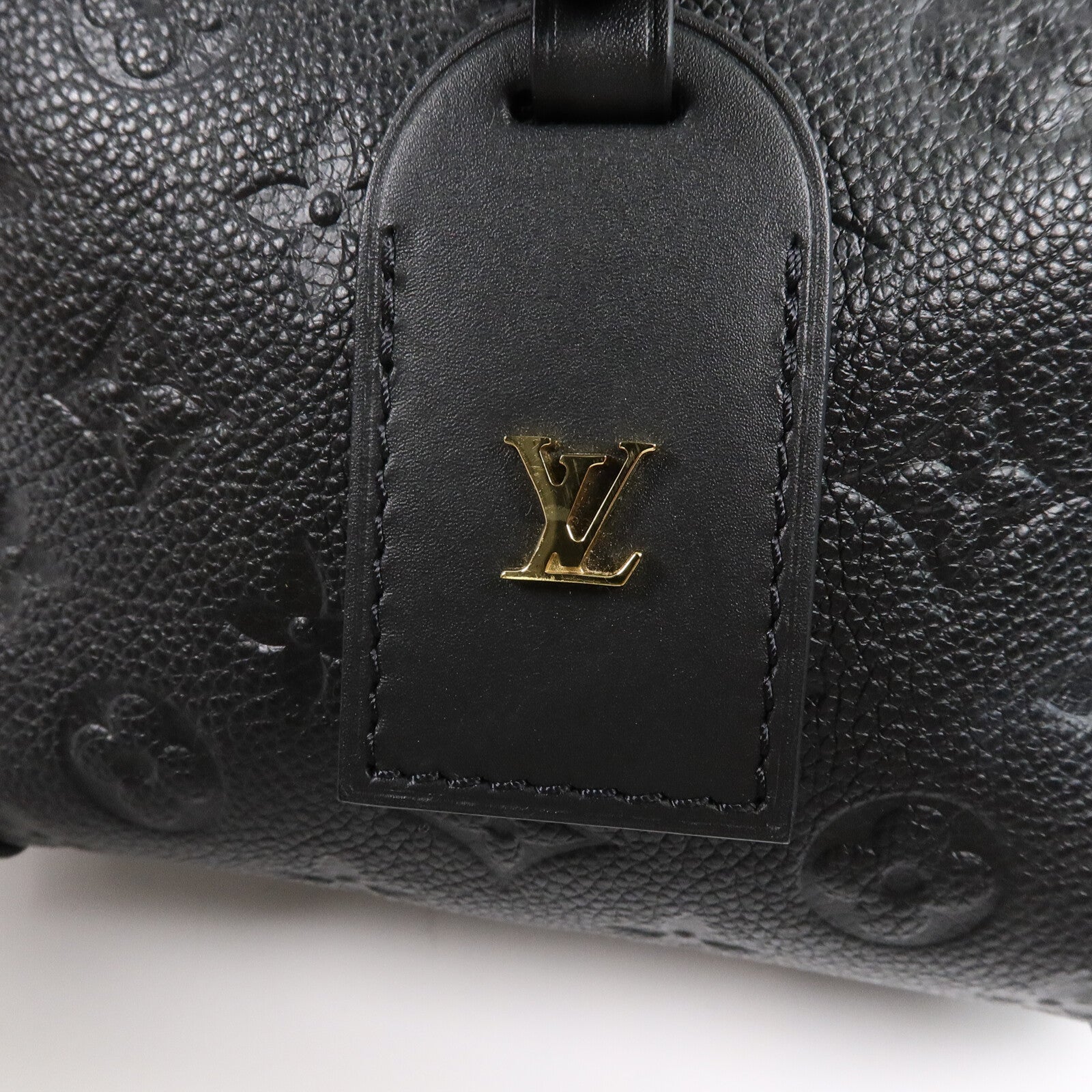 LOUIS VUITTON Monogram Empreinte Petite金扣手挽肩背兩用袋