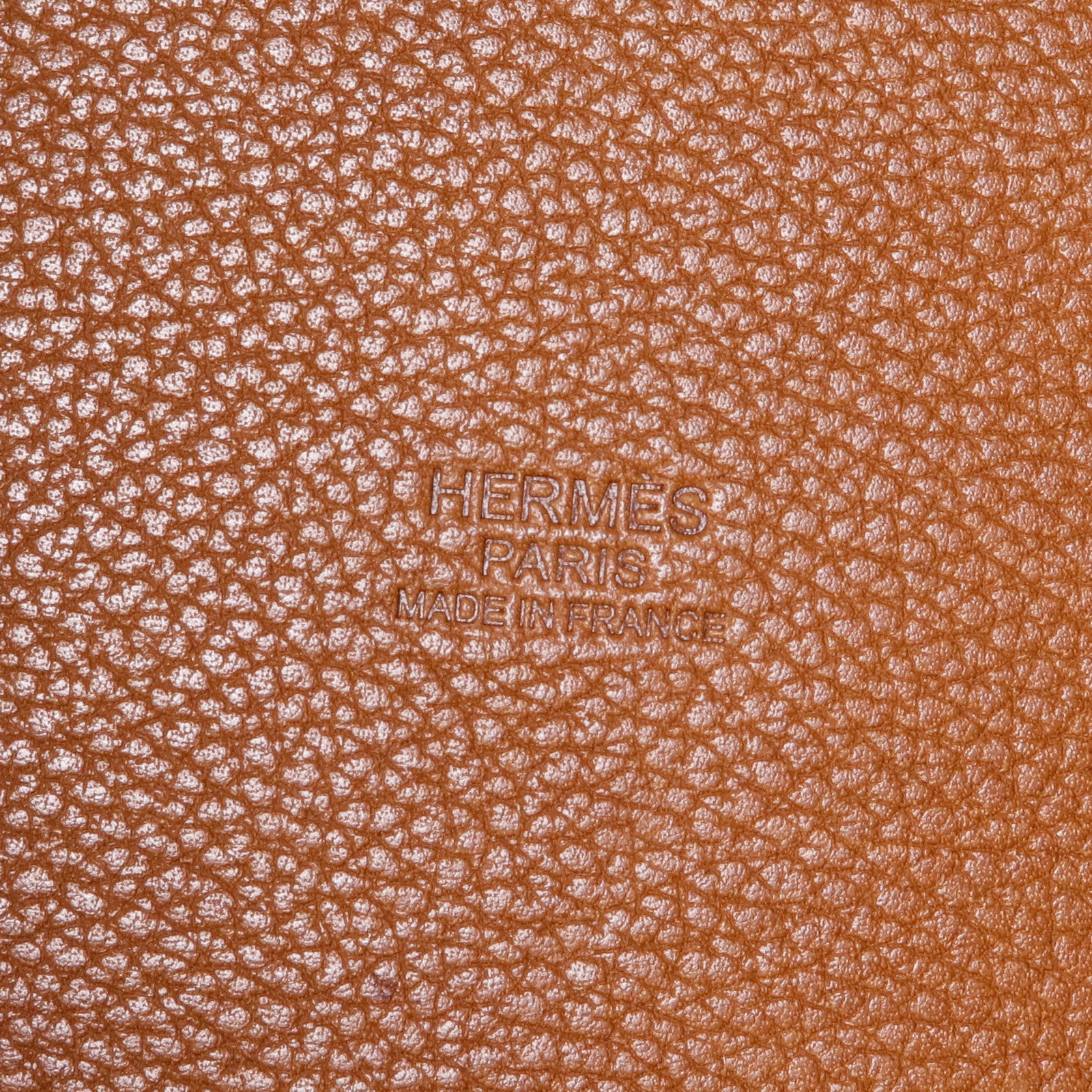 HERMES Fauve Barenia皮革Picotin MM銀扣手挽袋Gold