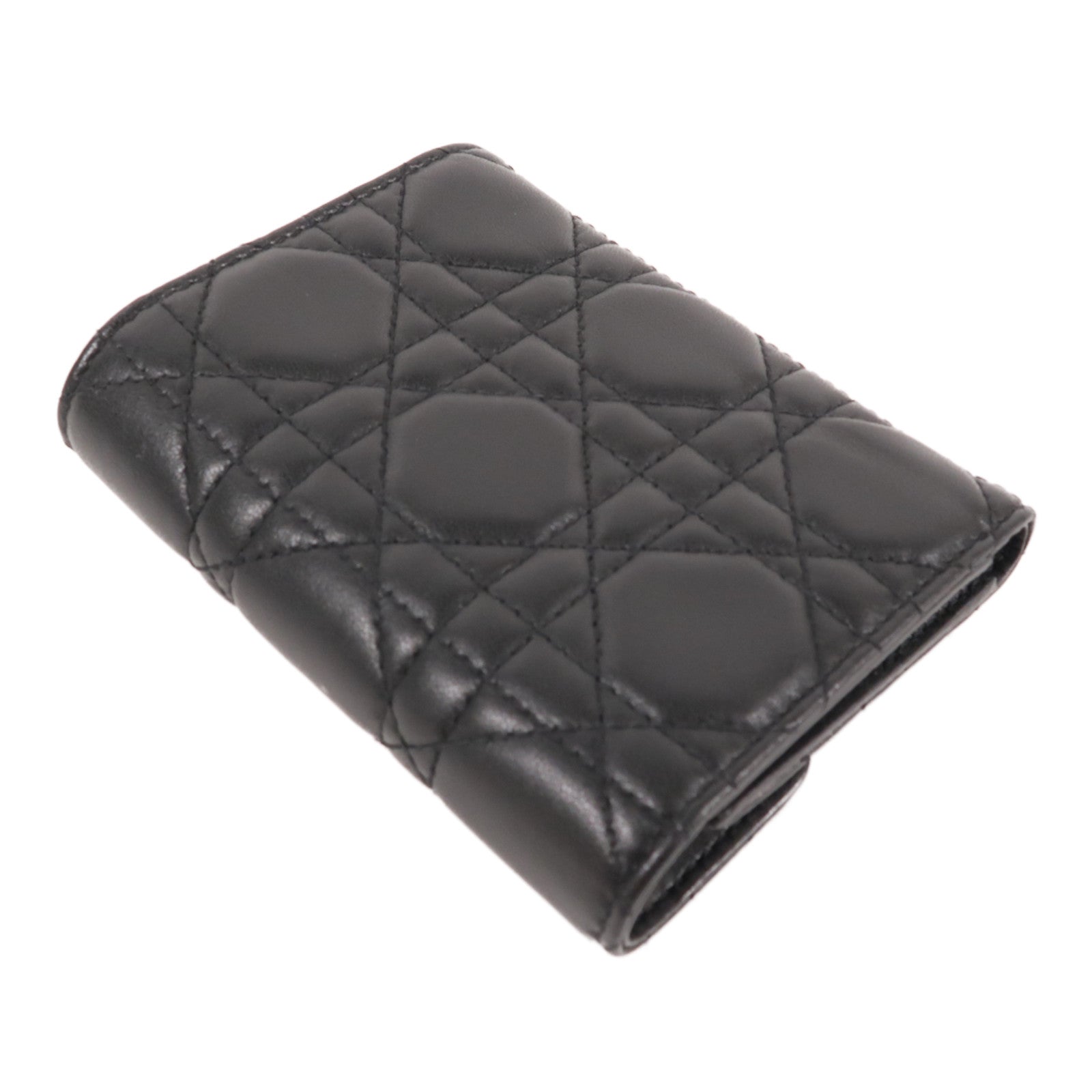 Dior 羊皮皮革Wallet金扣錢包