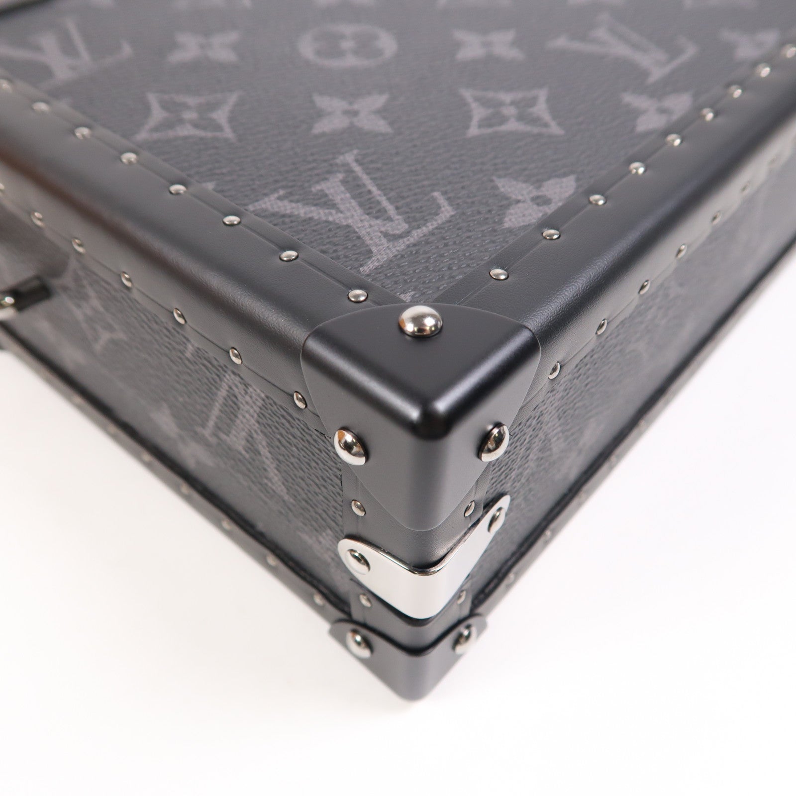 LOUIS VUITTON LV SHW Clutch Box Shoulder Bag M20251 Monogram Eclipse Black