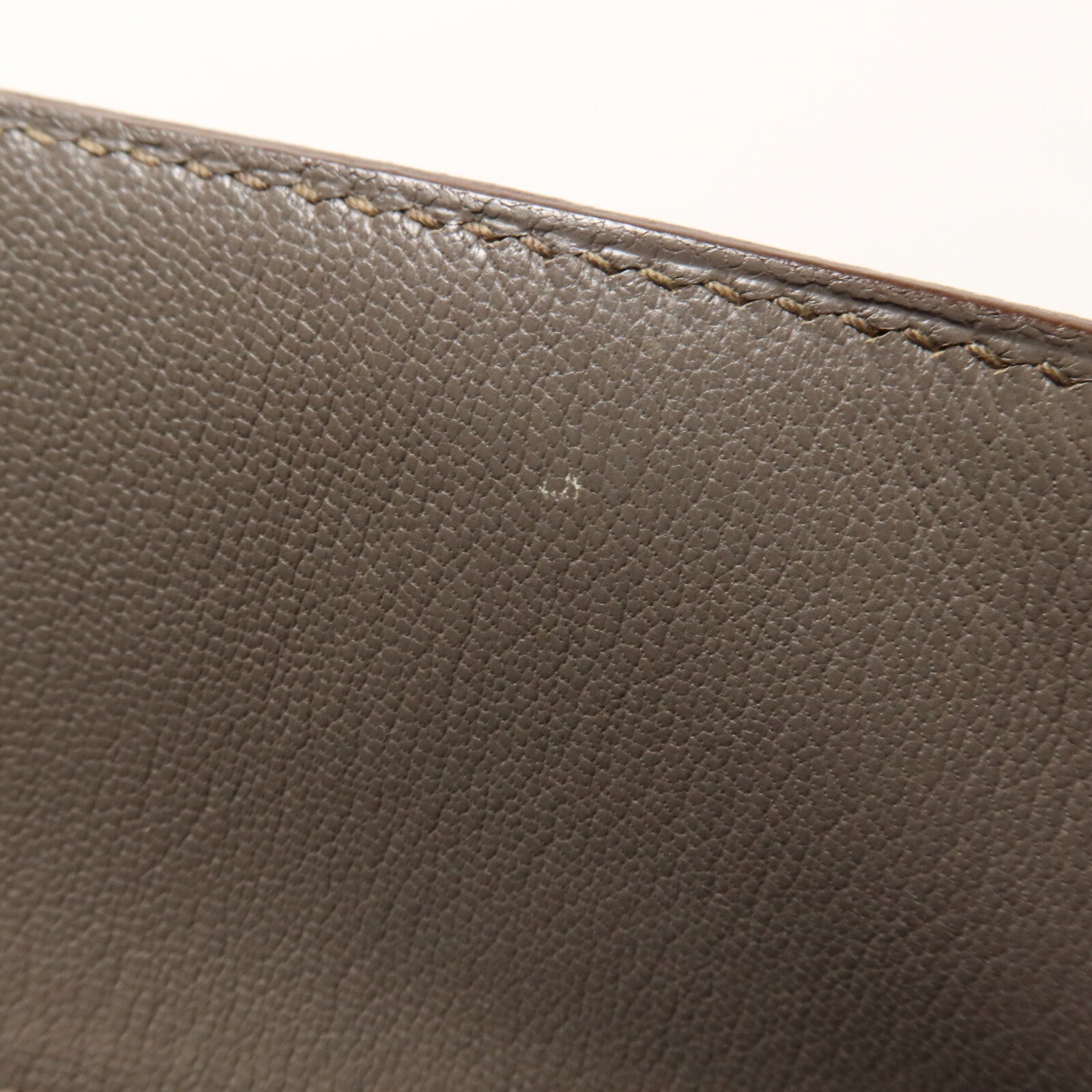HERMES Togo皮革Jypsiere 28肩背袋Etain