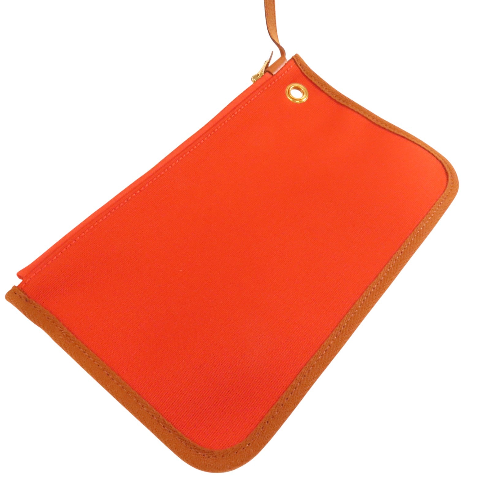 HERMES 帆布Herbag PM金扣手挽肩背兩用袋