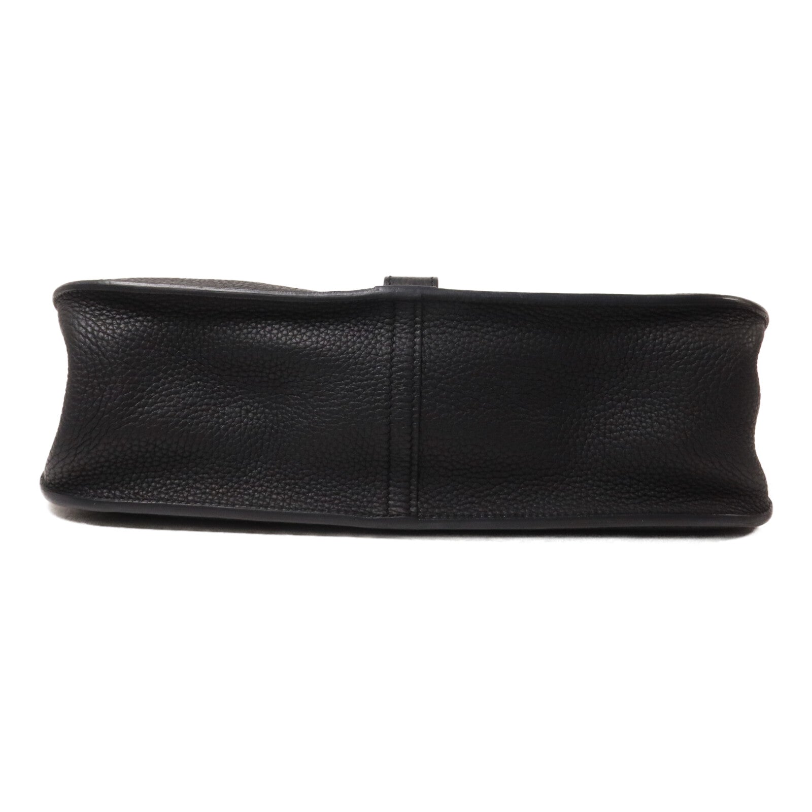 HERMES Clemence皮革Halzan 31手挽肩背兩用袋Noir