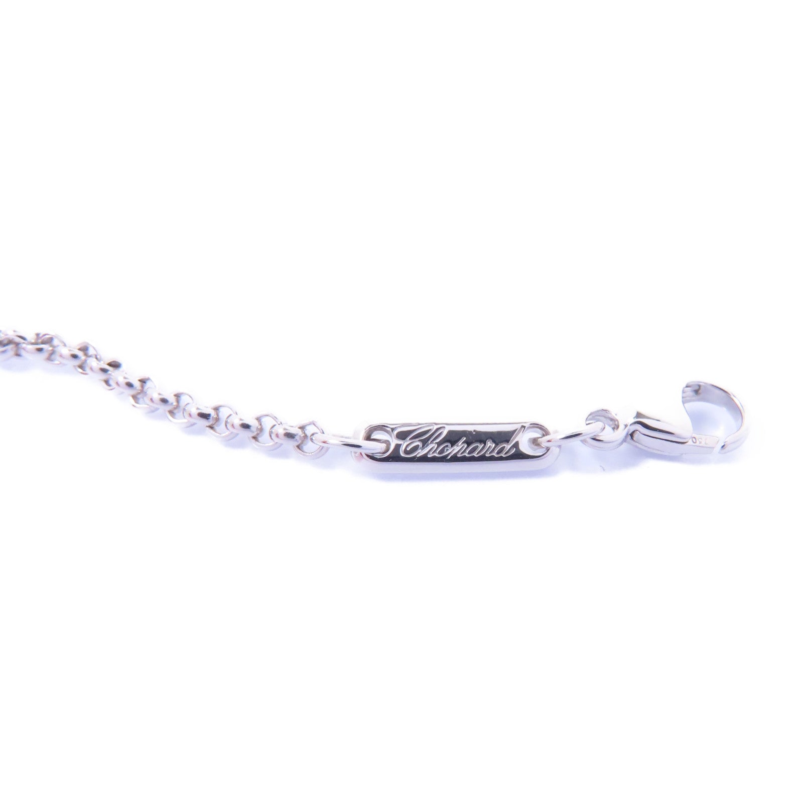 Chopard 18K白金Happy Diamond Icons Pendant Necklace鑽石項鍊