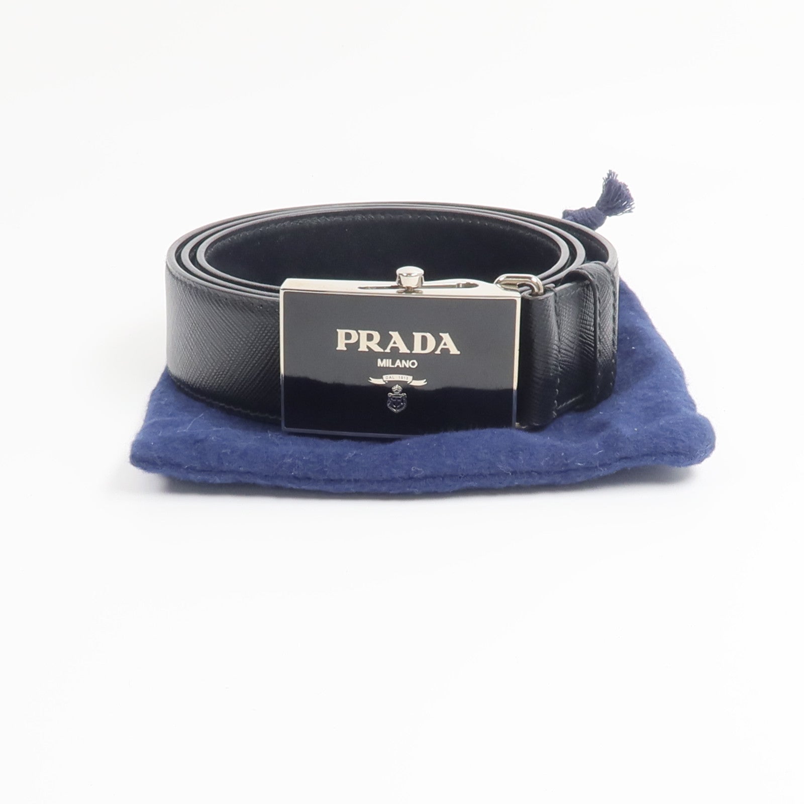 PRADA Saffiano皮革Belt皮帶
