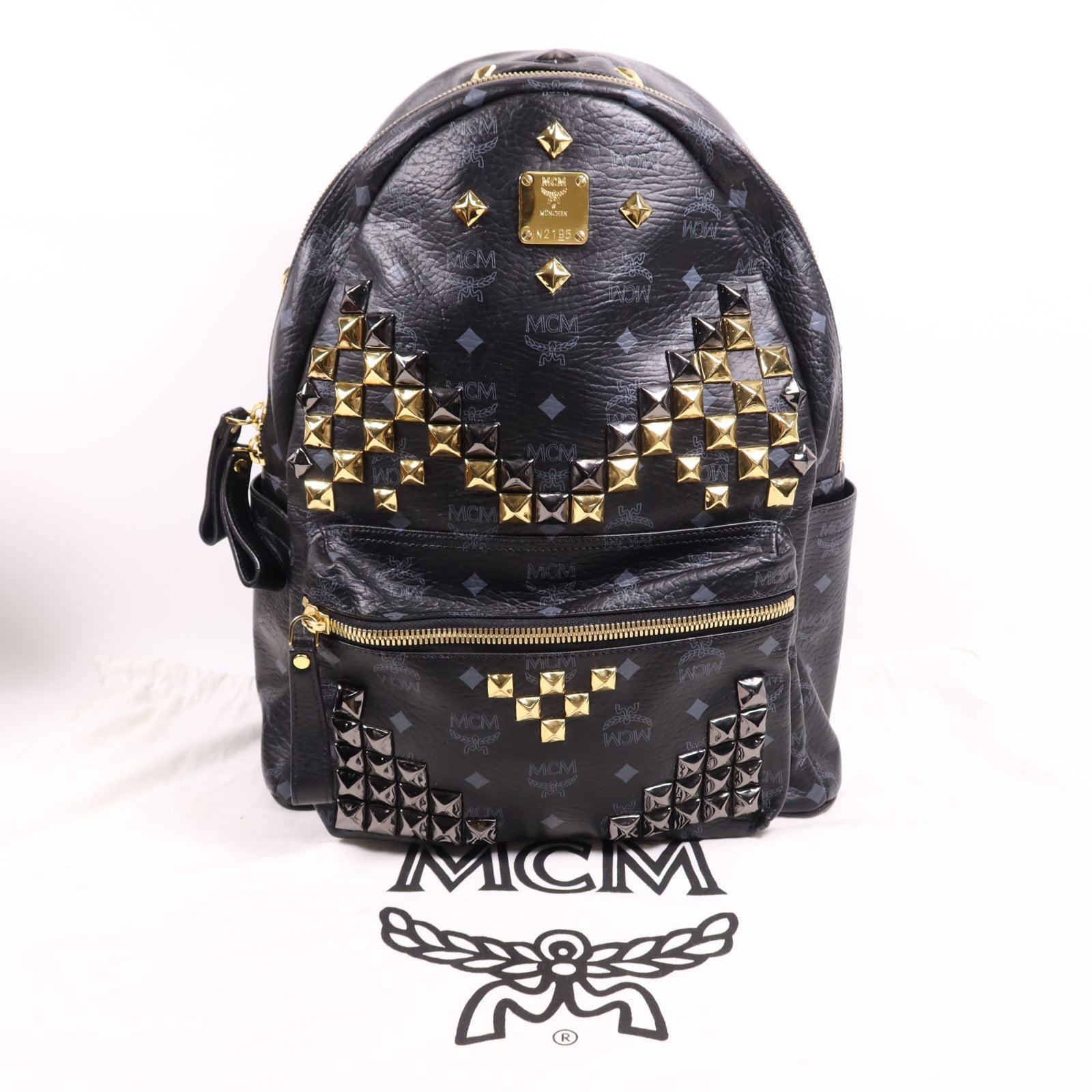 MCM 塗層帆布Rucksack背包