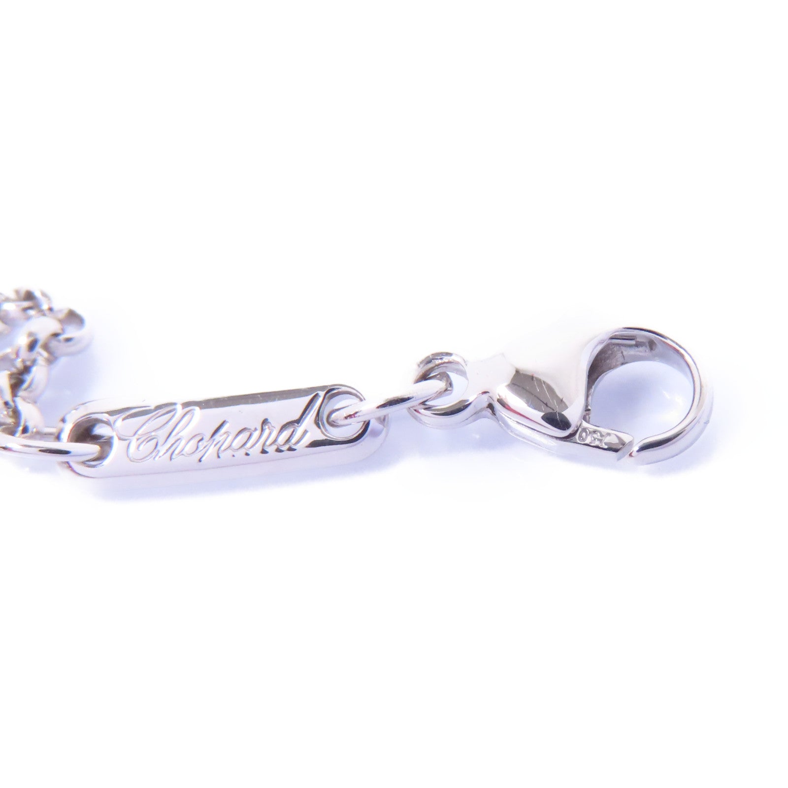 Chopard 18K白金Happy Diamond Icons Pendant Necklace鑽石項鍊