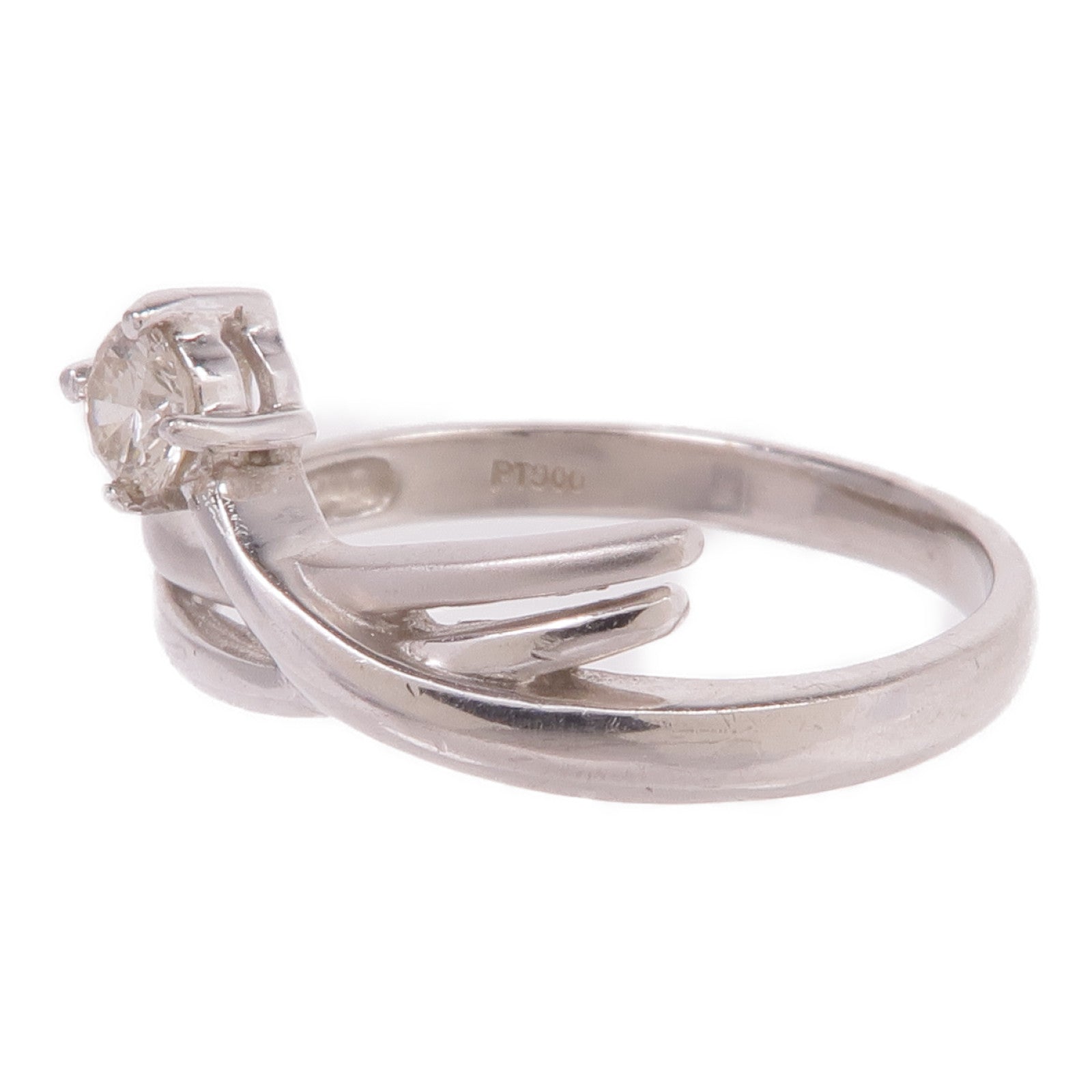 JEWELRY 【激減優惠】PT900鉑金Diamond Ring鑽石戒指US#5.5