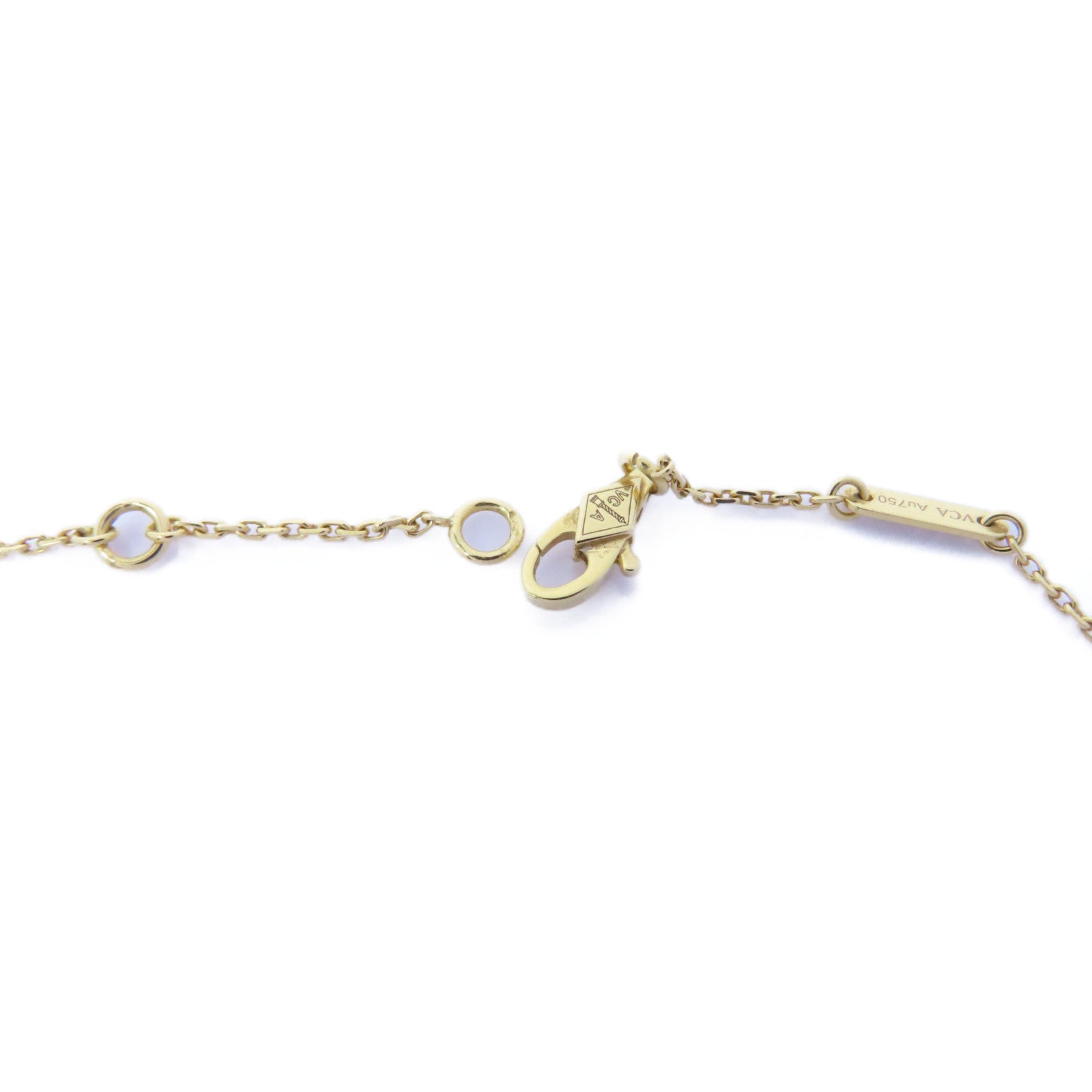 Van Cleef & Arpels 18K黃金Alhambra Necklace項鍊金色