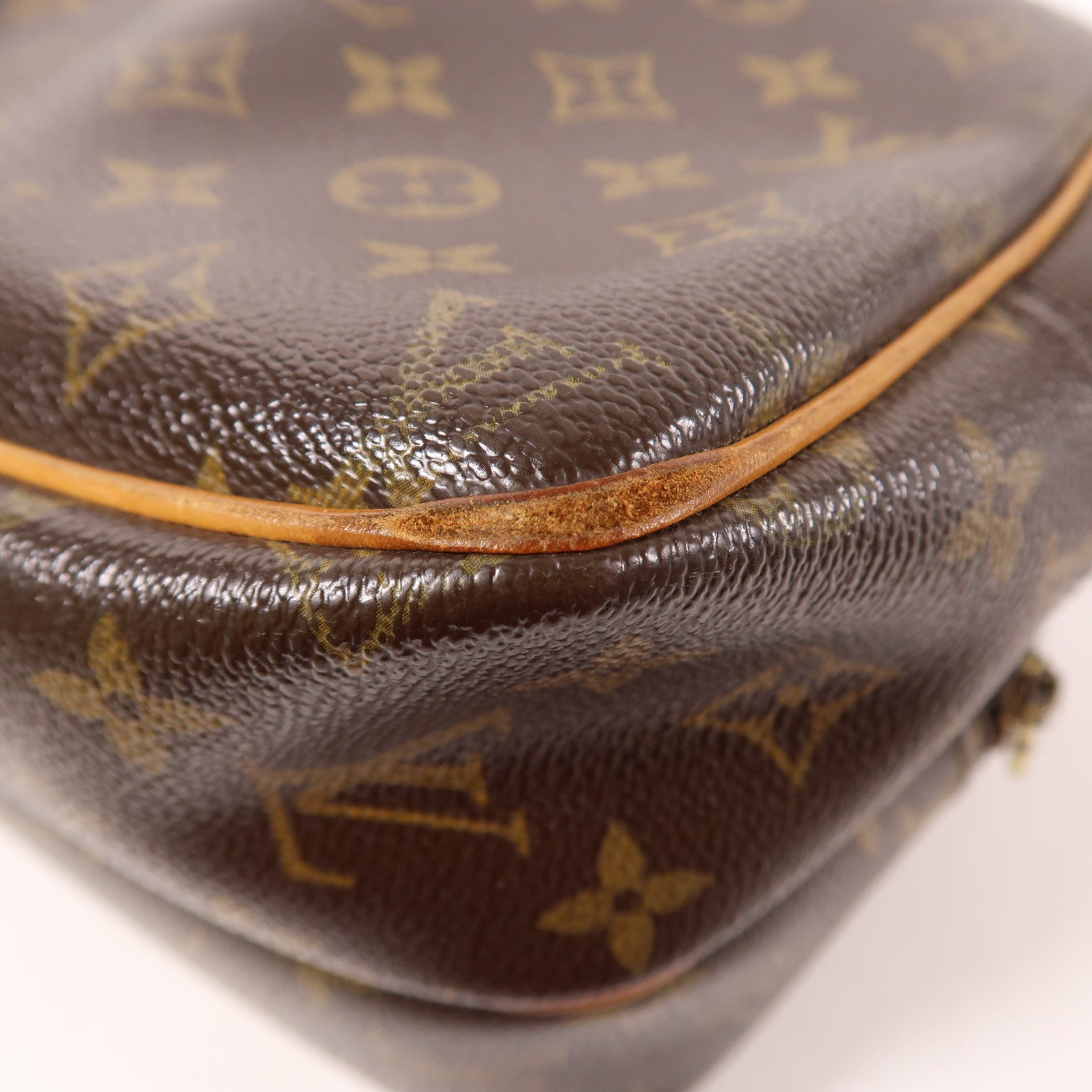 LOUIS VUITTON Monogram Reporter PM金扣肩背袋