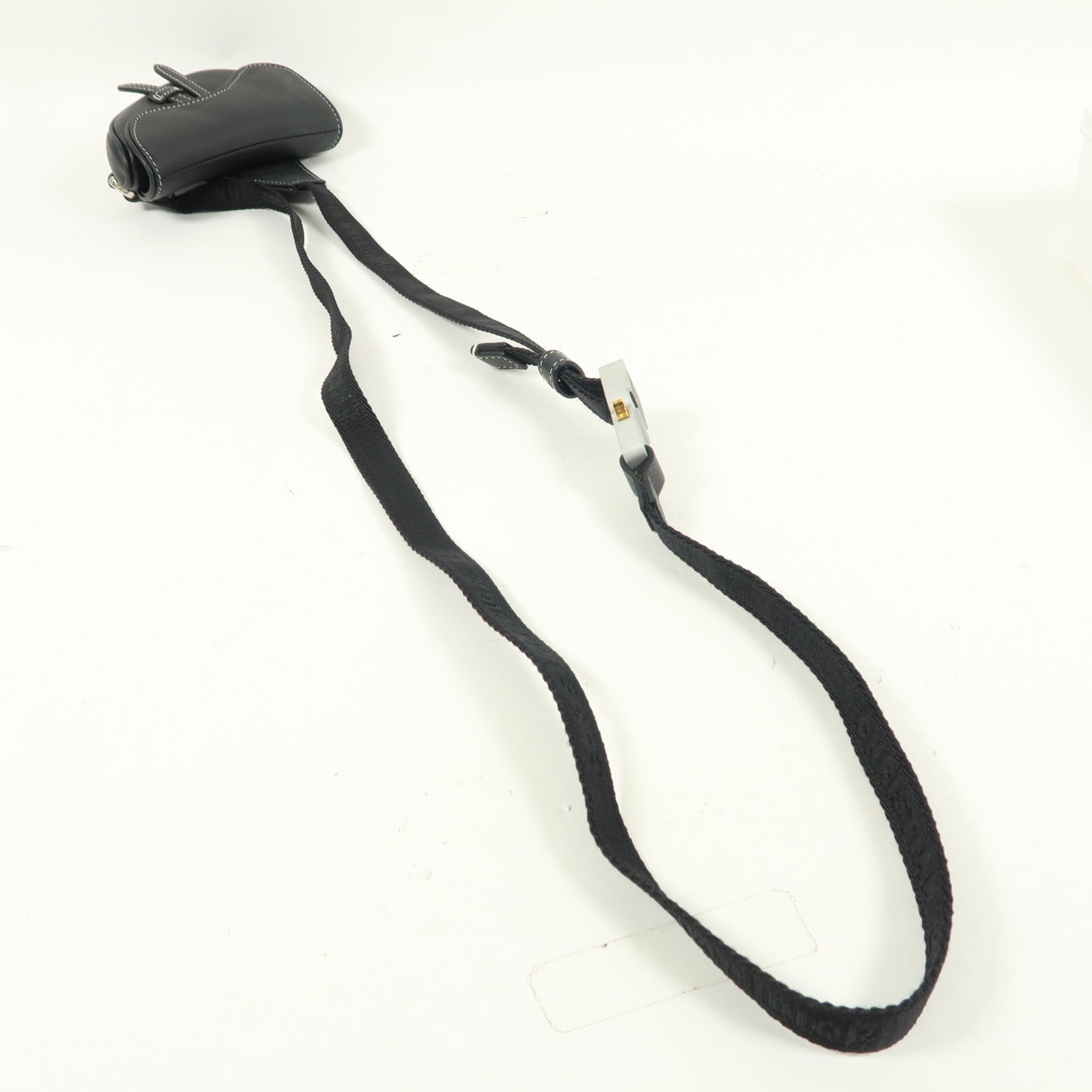 Dior 牛皮皮革Nano Saddle Crossbody銀扣斜孭袋