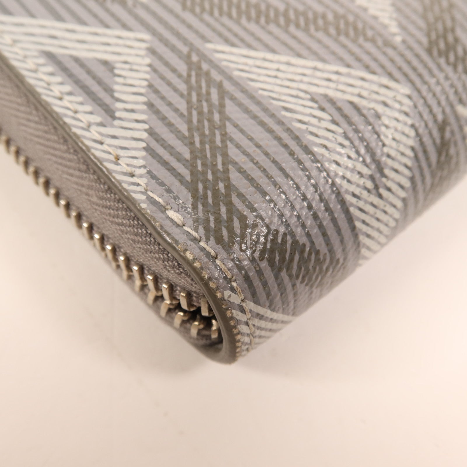 Dior 塗層帆布Long Wallet銀扣長錢包