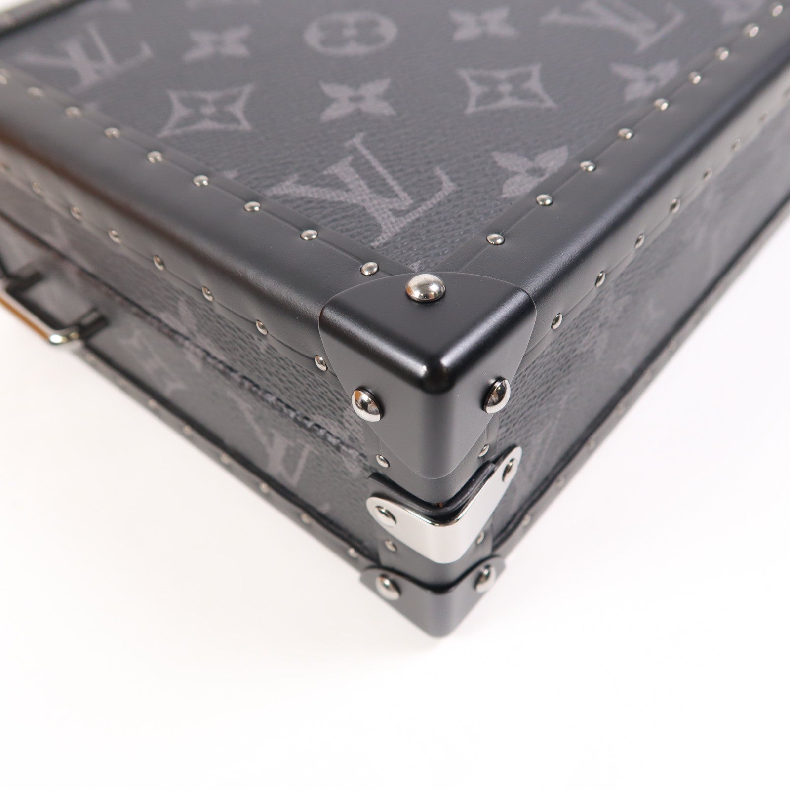 LOUIS VUITTON LV SHW Clutch Box Shoulder Bag M20251 Monogram Eclipse Black