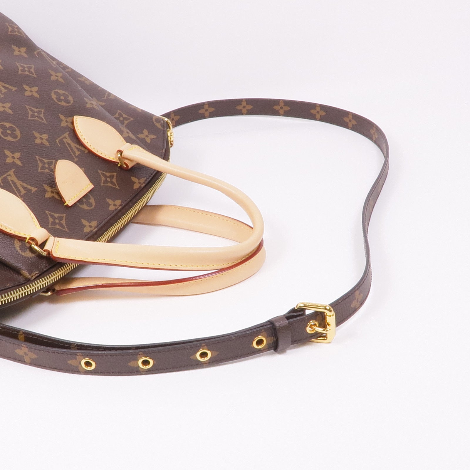 LOUIS VUITTON LV GHW Rivoli PM 2 Way Shoulder Bag M44543 Monogram Brown