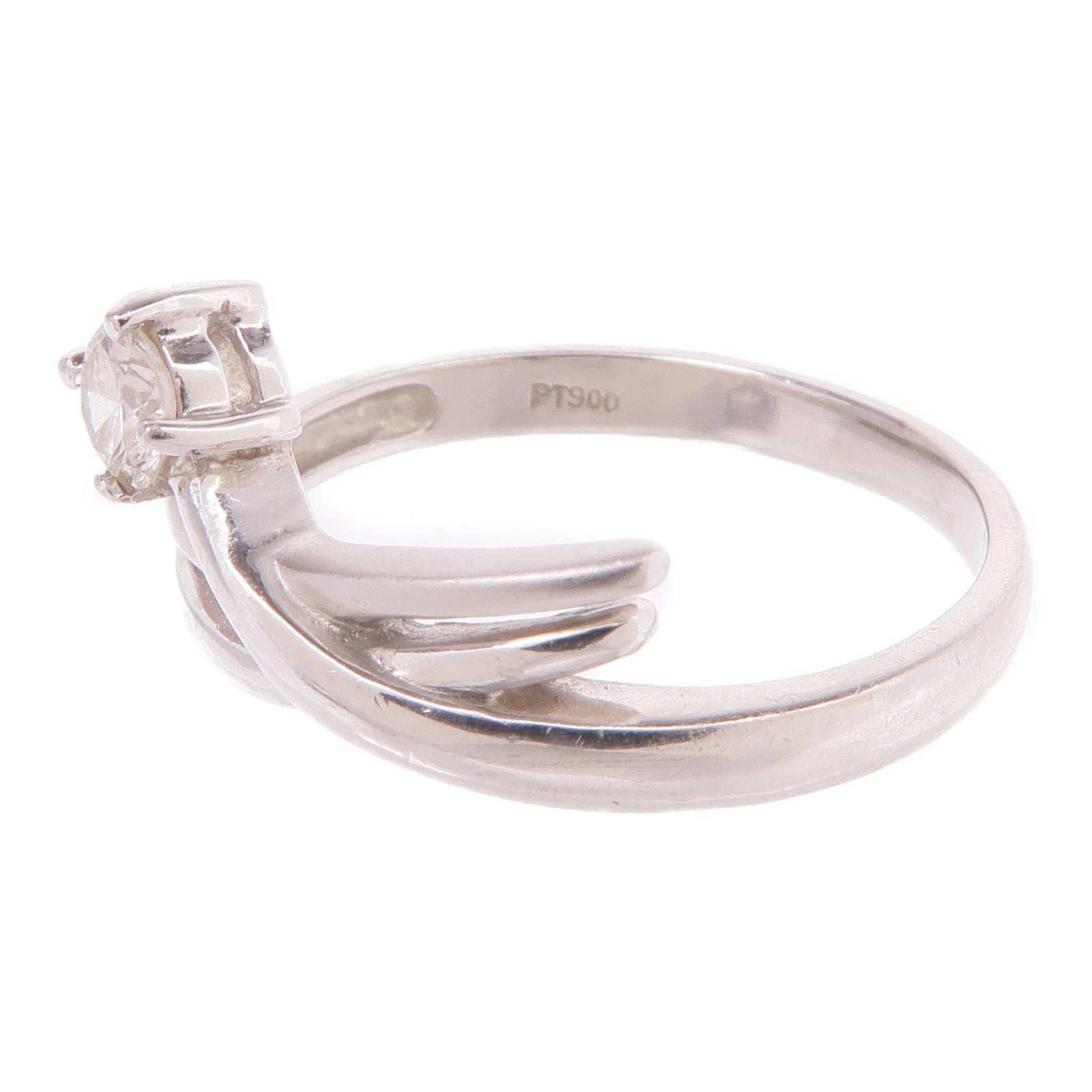JEWELRY 【激減優惠】PT900鉑金Diamond Ring鑽石戒指US#5.5