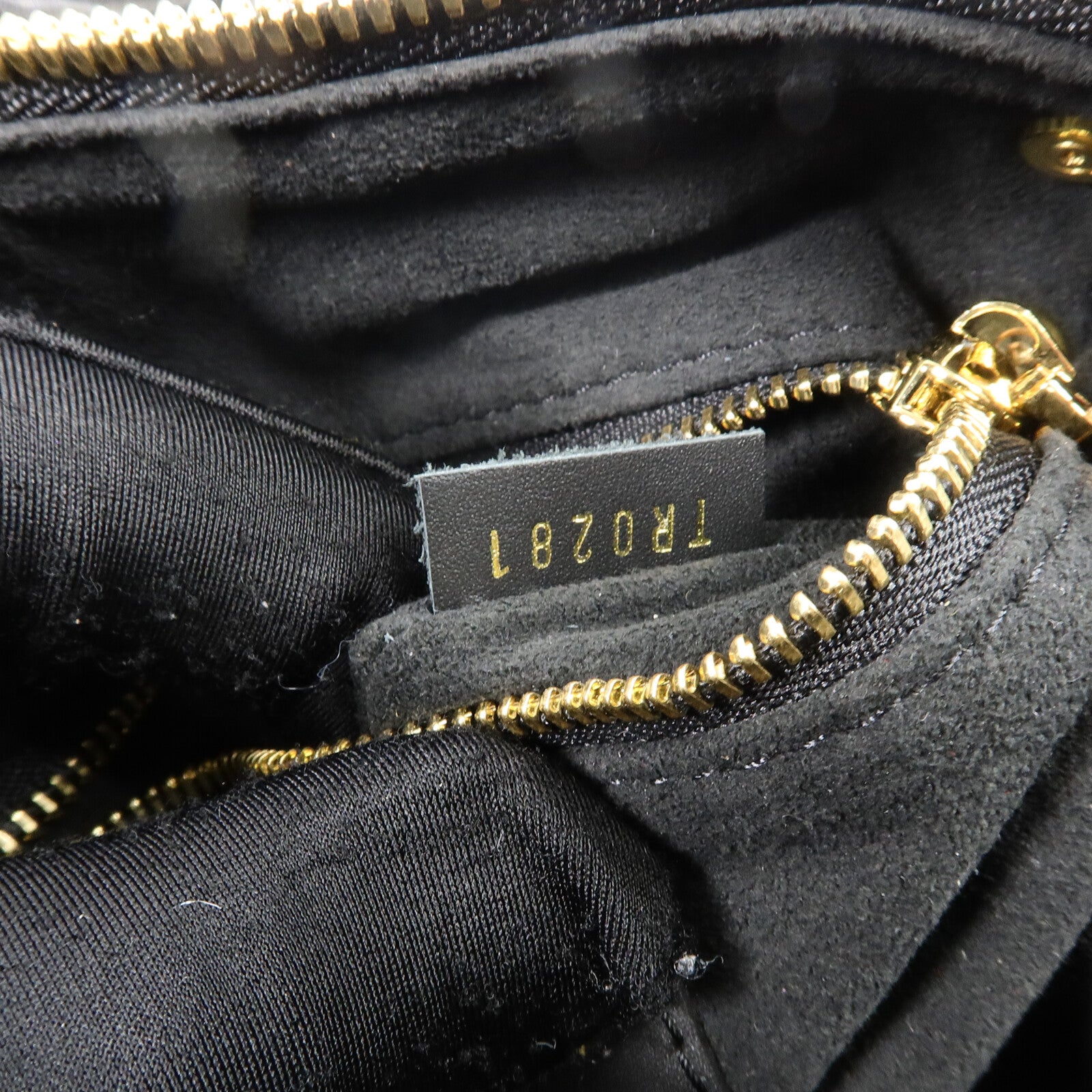 LOUIS VUITTON Monogram Empreinte Petite金扣手挽肩背兩用袋