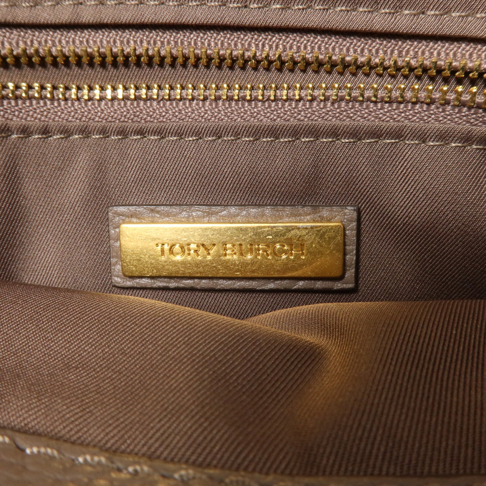 Tory Burch 牛皮皮革Carson Tote鏈帶手挽肩背兩用袋