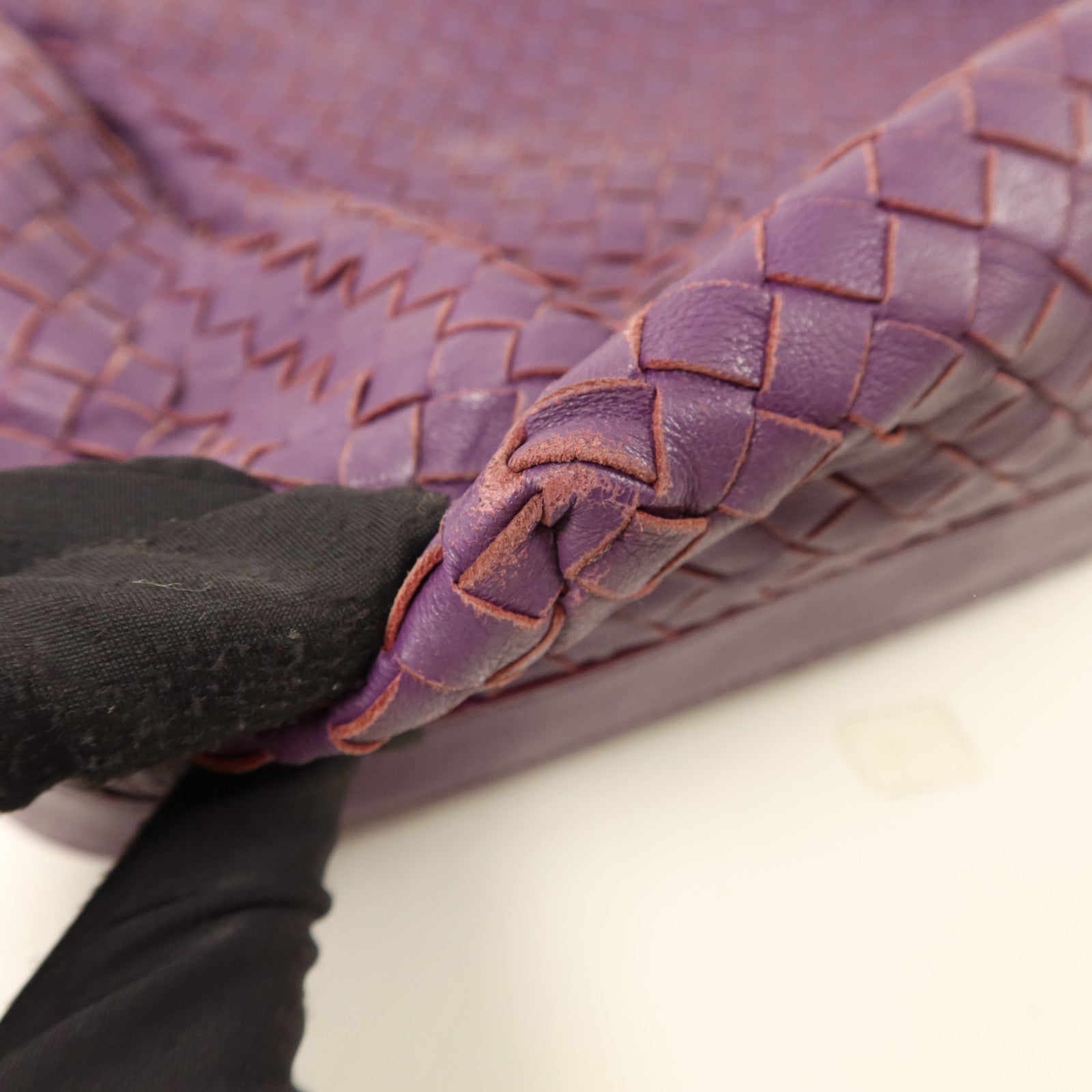 BOTTEGA VENETA 羊皮皮革Shoulder Bag銀扣肩背袋