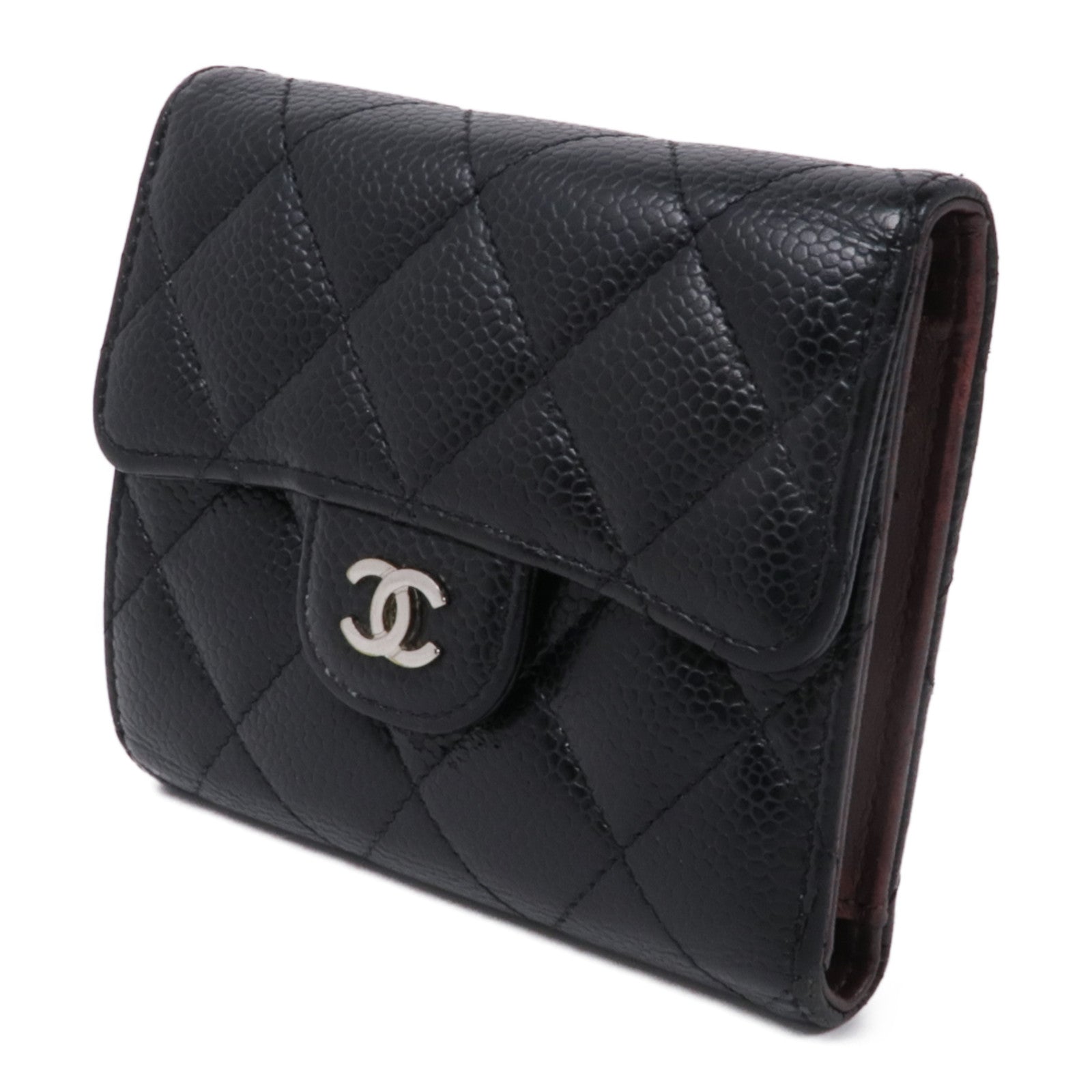 CHANEL 牛皮皮革銀扣Wallet錢包