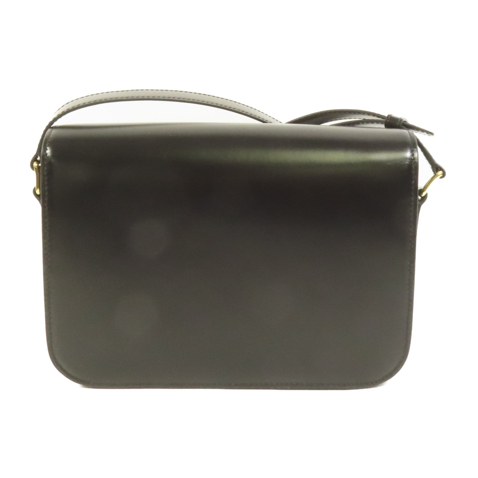CELINE 牛皮皮革Classique Triomphe金扣肩背袋