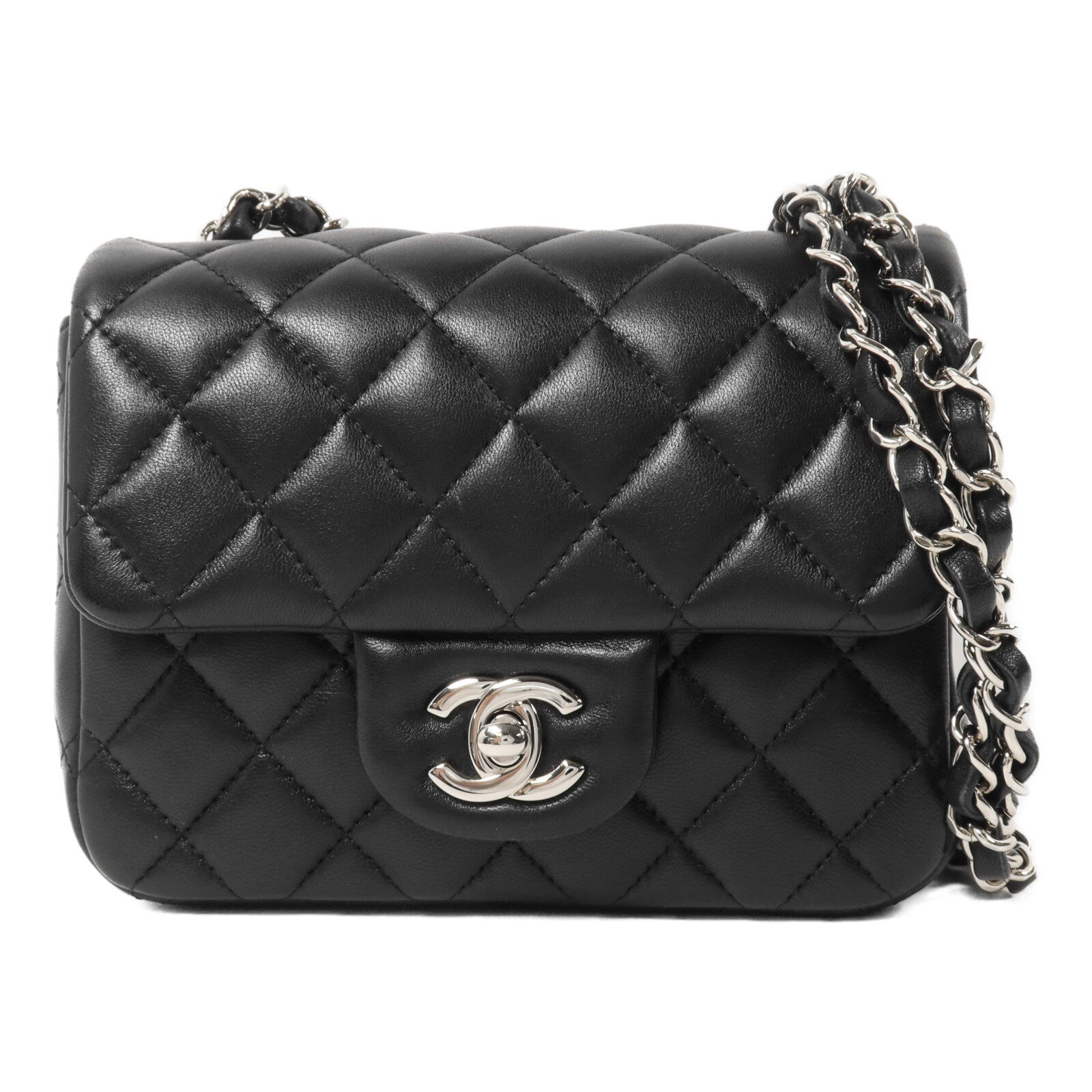 CHANEL 羊皮皮革Classic 17鏈帶肩背袋