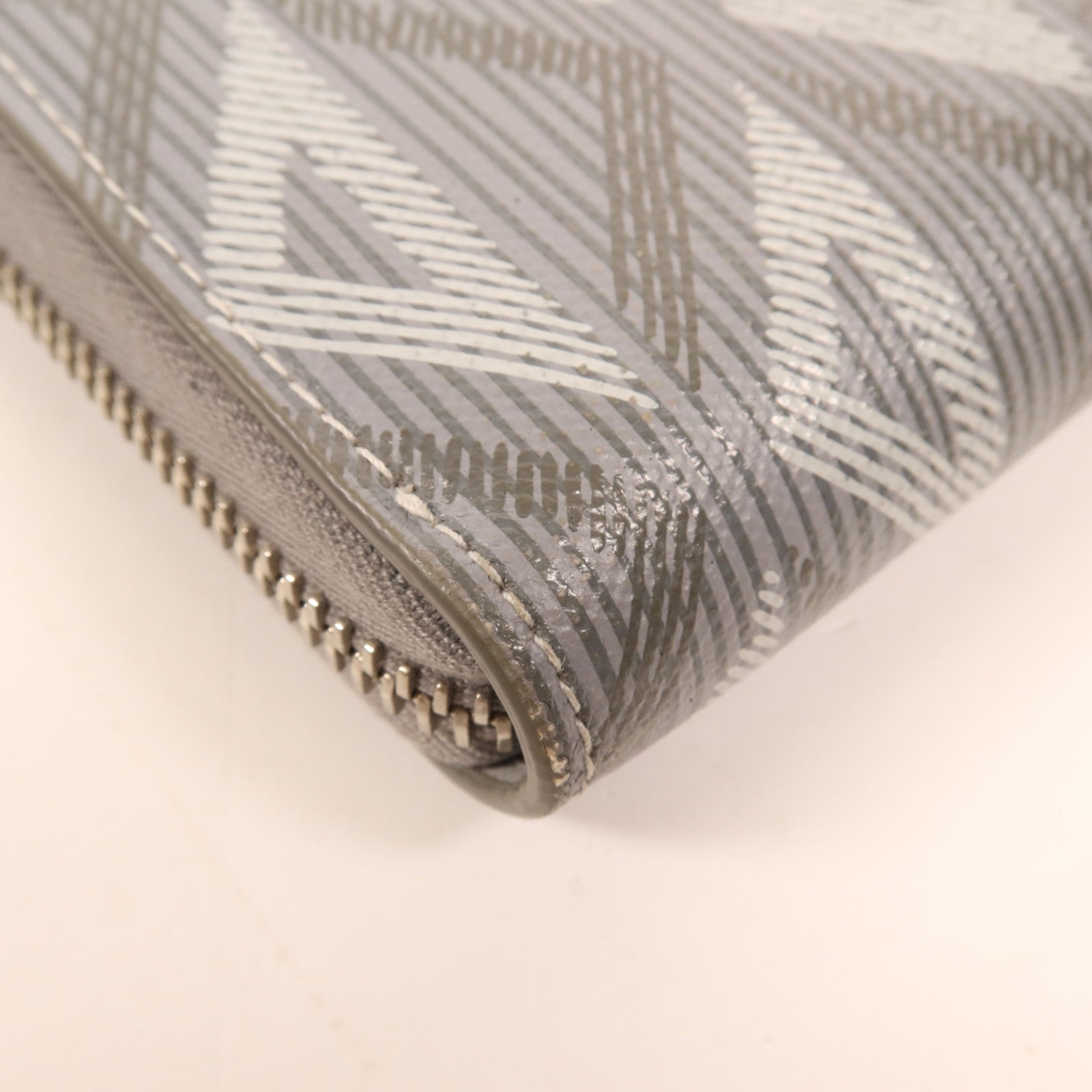 Dior 塗層帆布Long Wallet銀扣長錢包