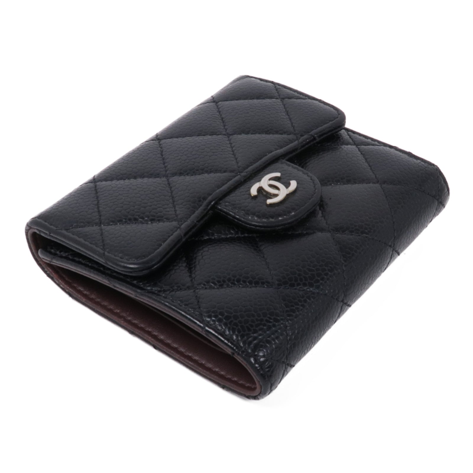 CHANEL 牛皮皮革銀扣Wallet錢包