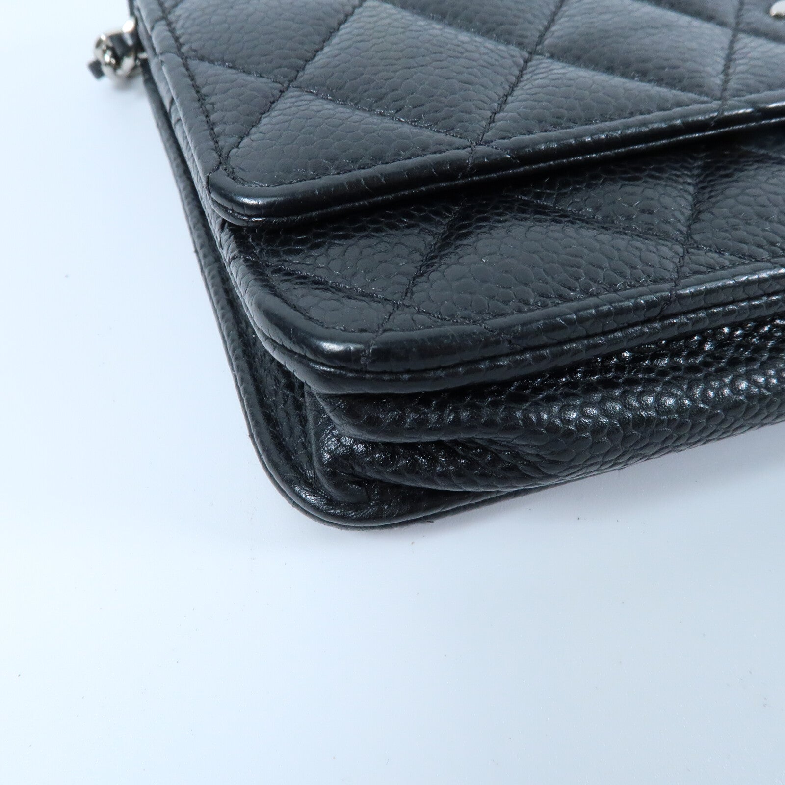 CHANEL 牛皮皮革Wallet On Chain鏈帶肩背袋