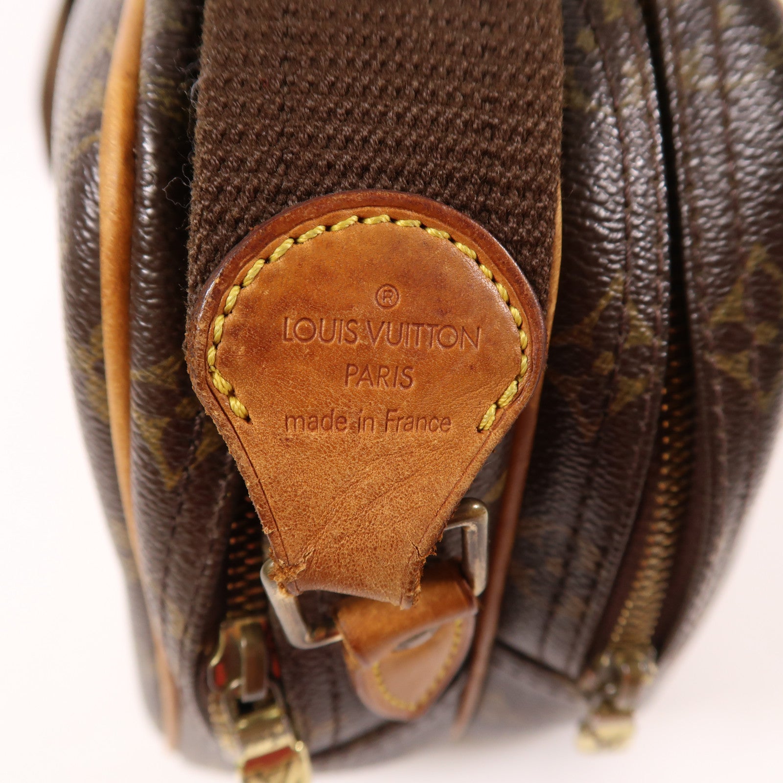 LOUIS VUITTON Monogram Reporter PM金扣肩背袋