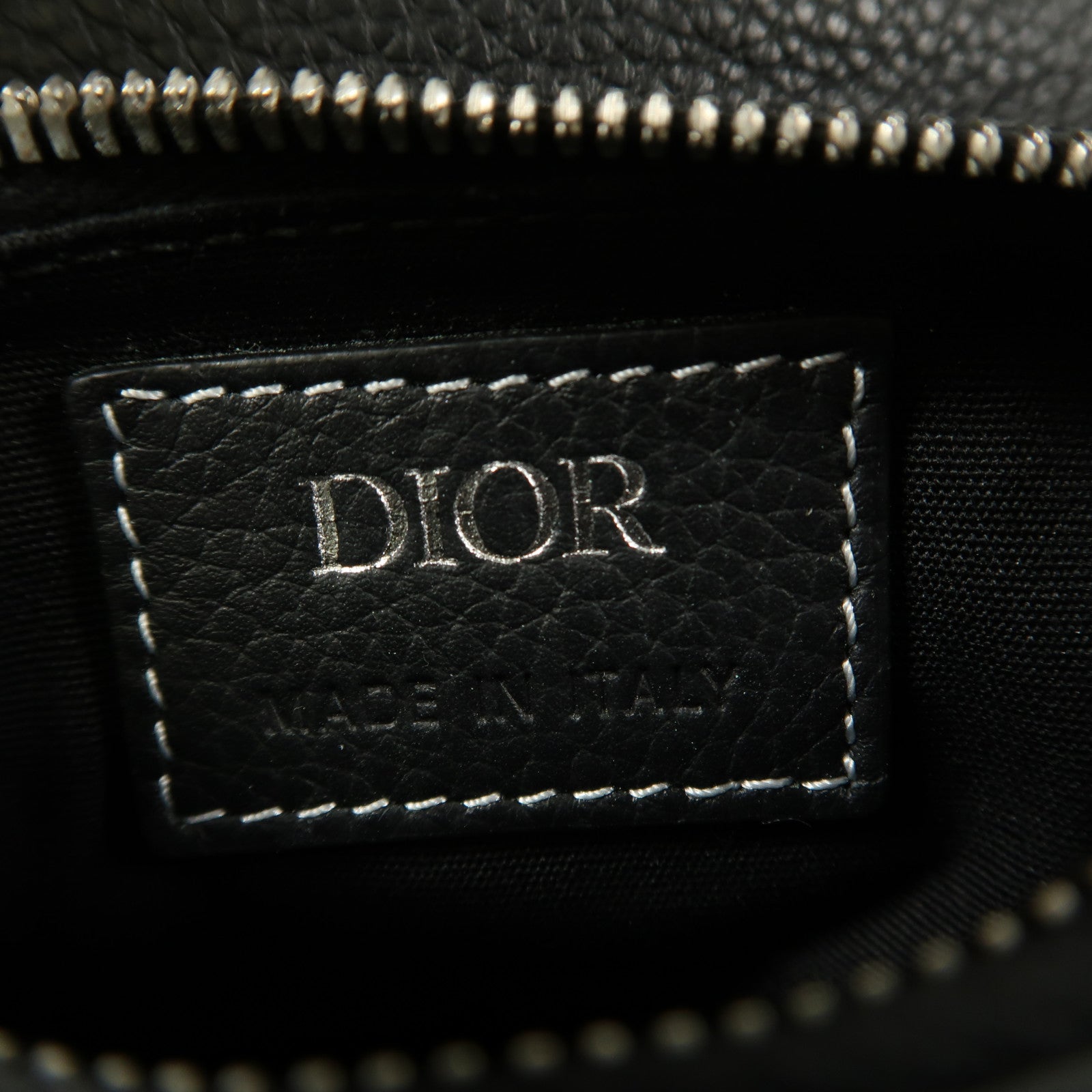 Dior 牛皮皮革Nano Saddle Crossbody銀扣斜孭袋