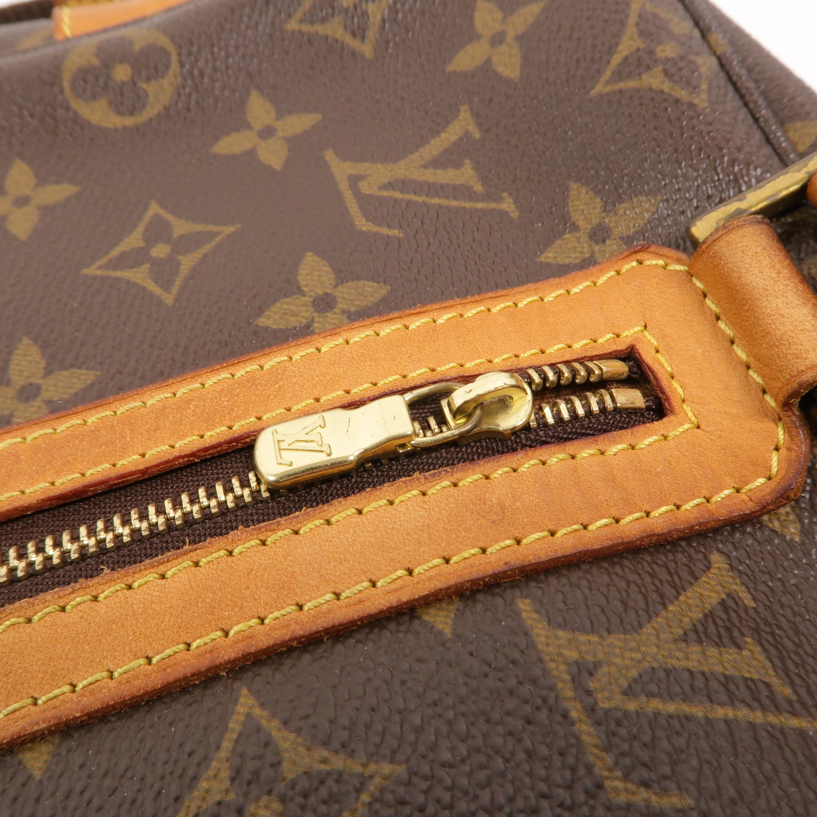 LOUIS VUITTON Monogram Sac Bosphore金扣手挽肩背兩用袋