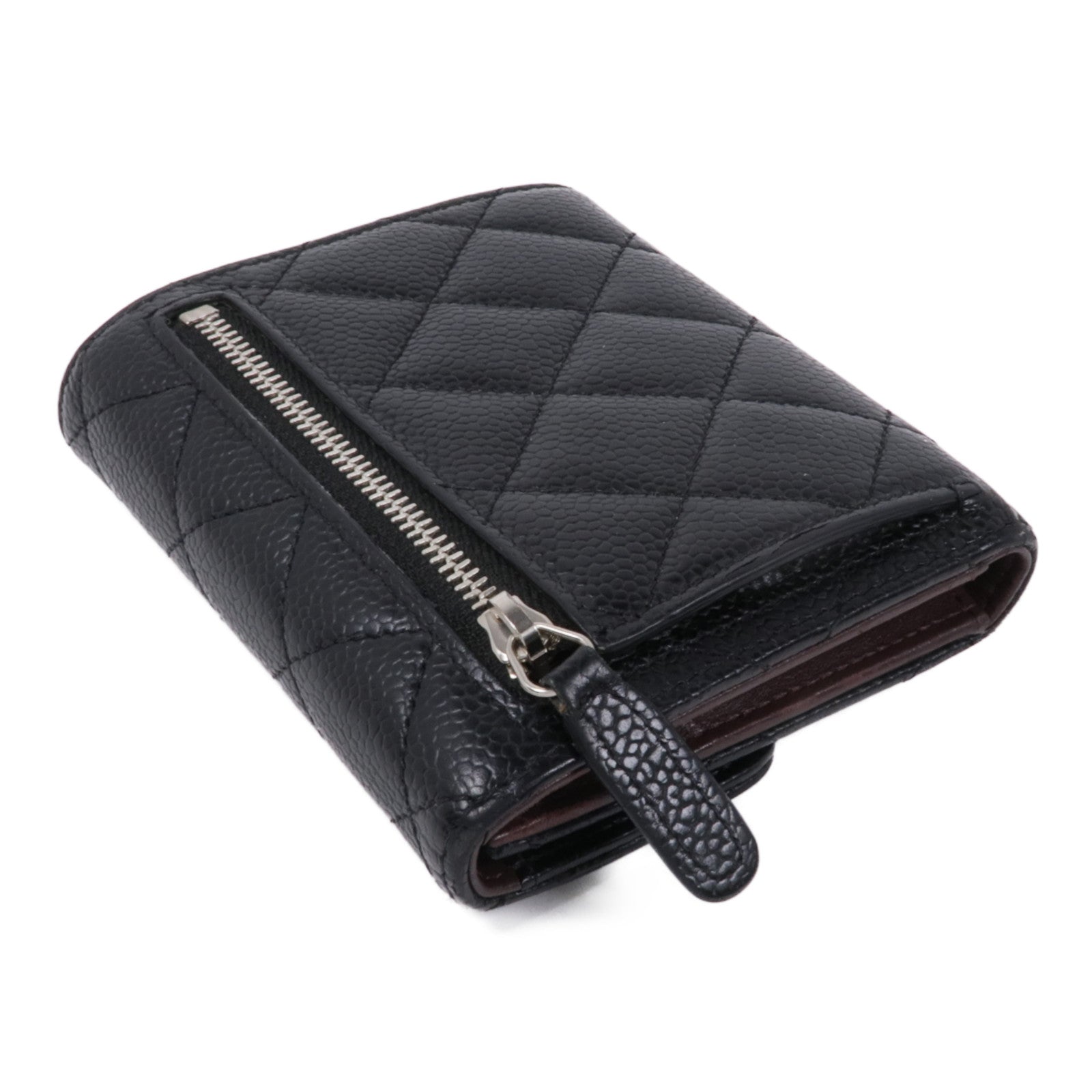 CHANEL 牛皮皮革銀扣Wallet錢包