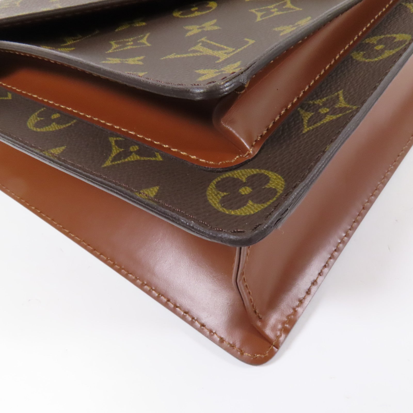 LOUIS VUITTON Monogram Monceau金扣手挽肩背兩用袋